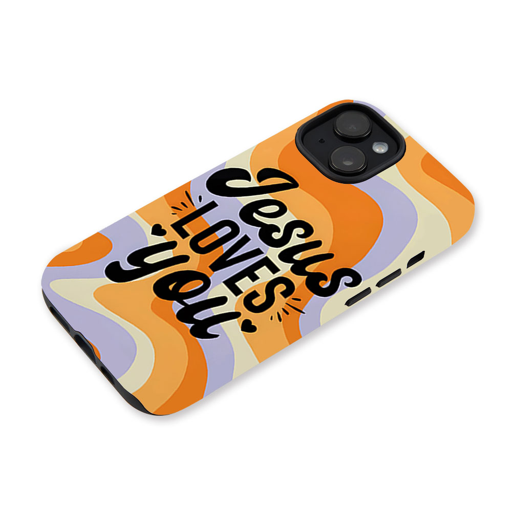 Jesus Love You Christian Phone Case-Teevibe