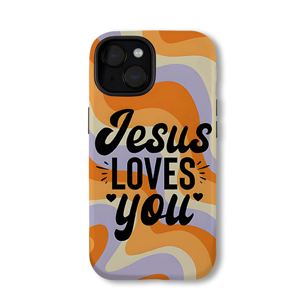 Jesus Love You Christian Phone Case-Teevibe