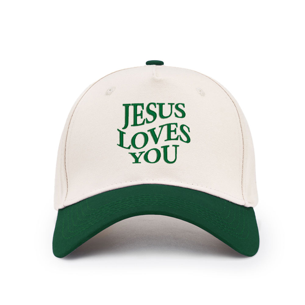 Jesus Loves You Christian Trucker Hat-Teevibe
