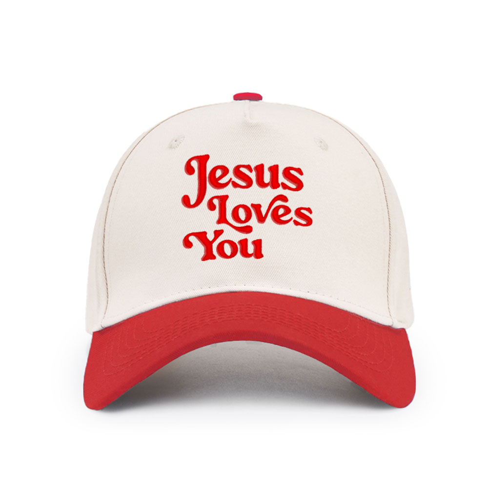 Jesus Loves You Christian Trucker Hat-Teevibe