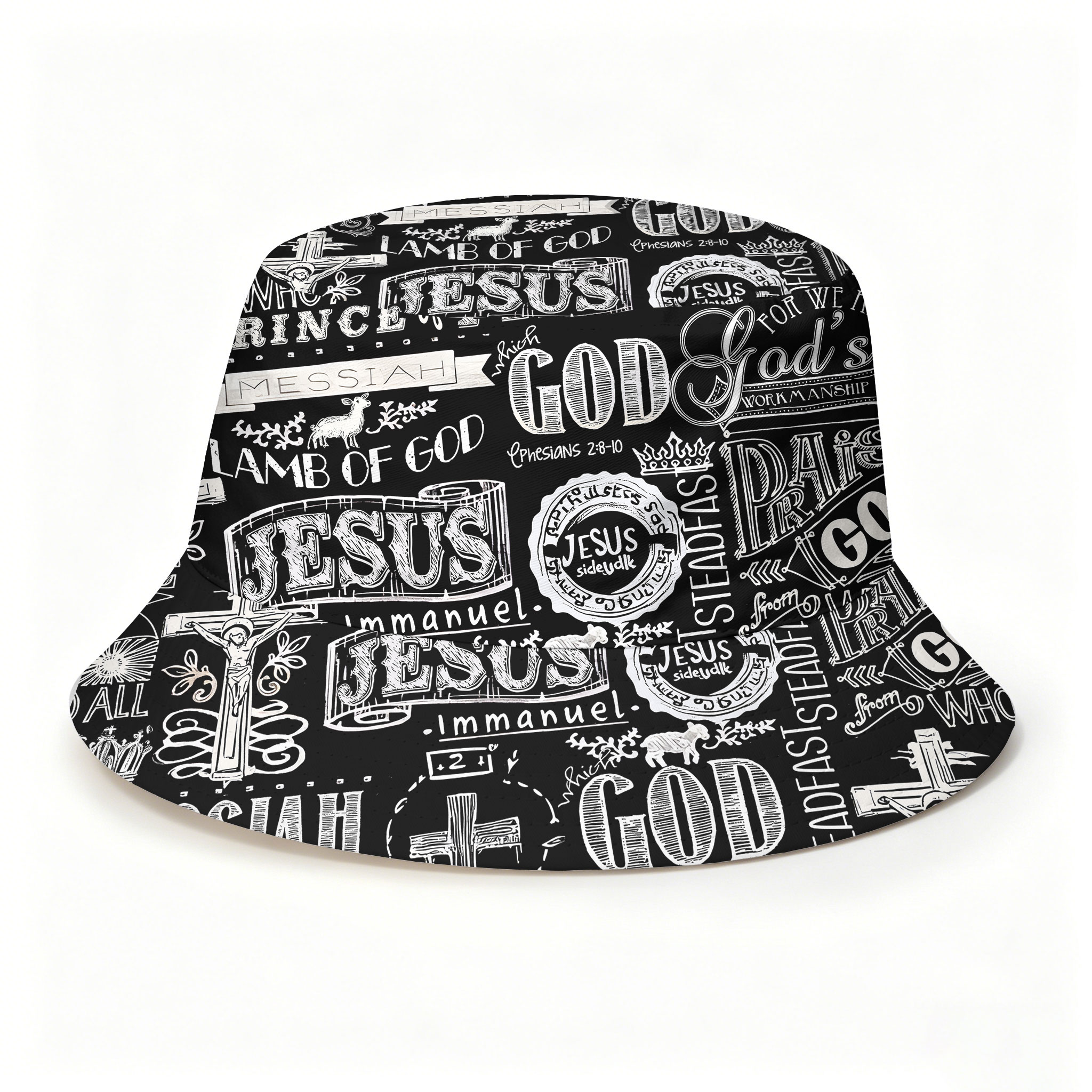 Jesus Saves Christian Leisure Bucket Hat-Teevibe