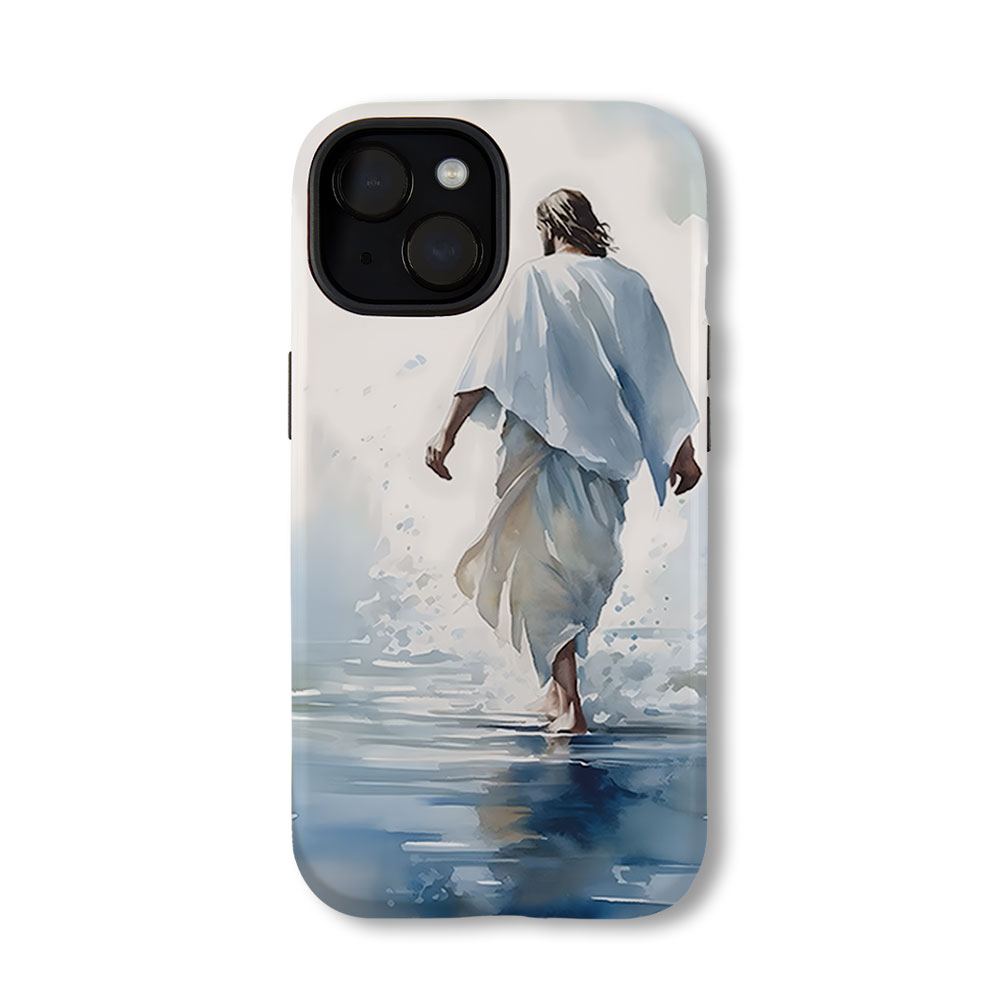Jesus Walking On Water Christian Phone Case-Teevibe