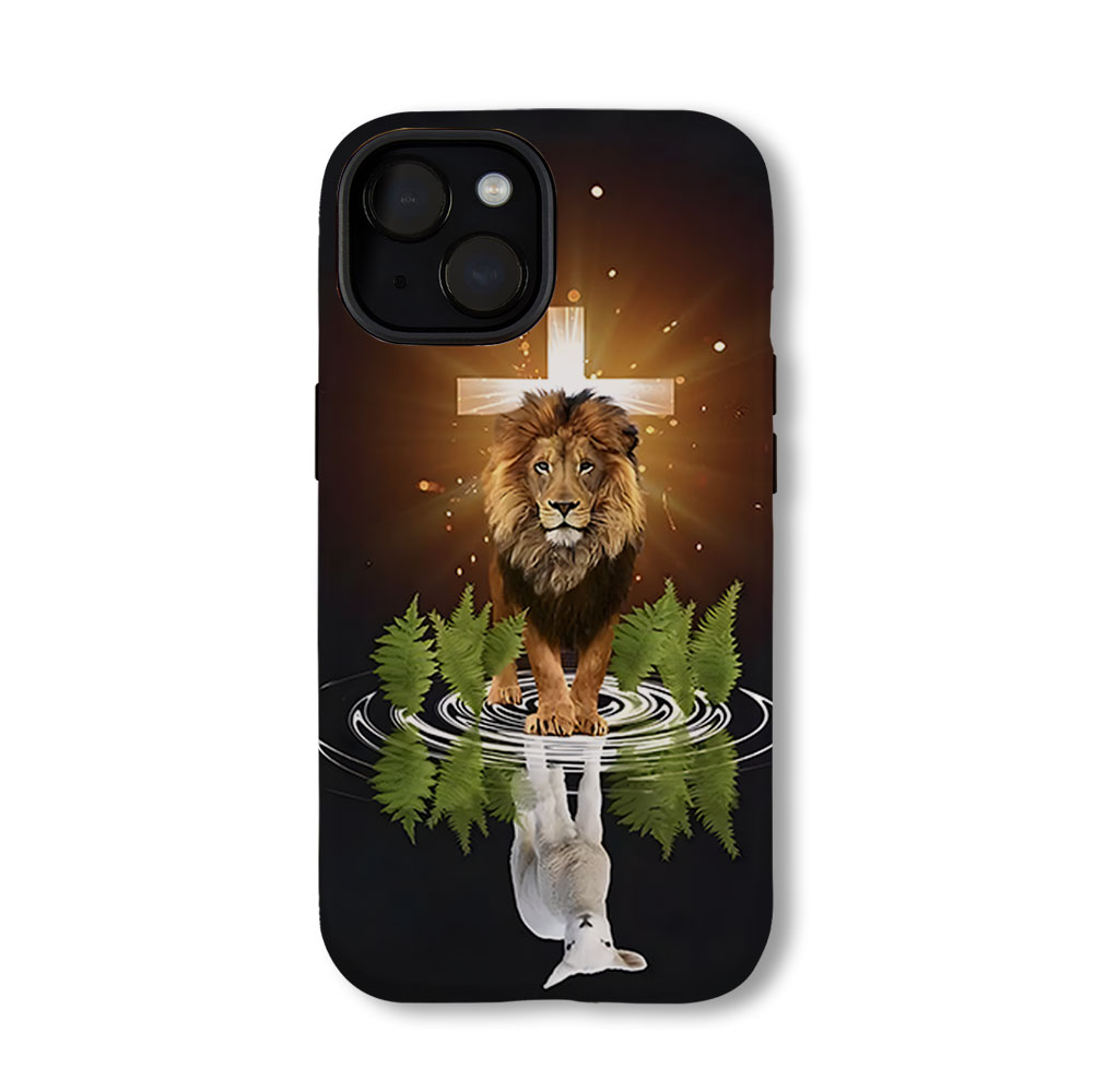 Lion And Lamb Christian Phone Case-Teevibe