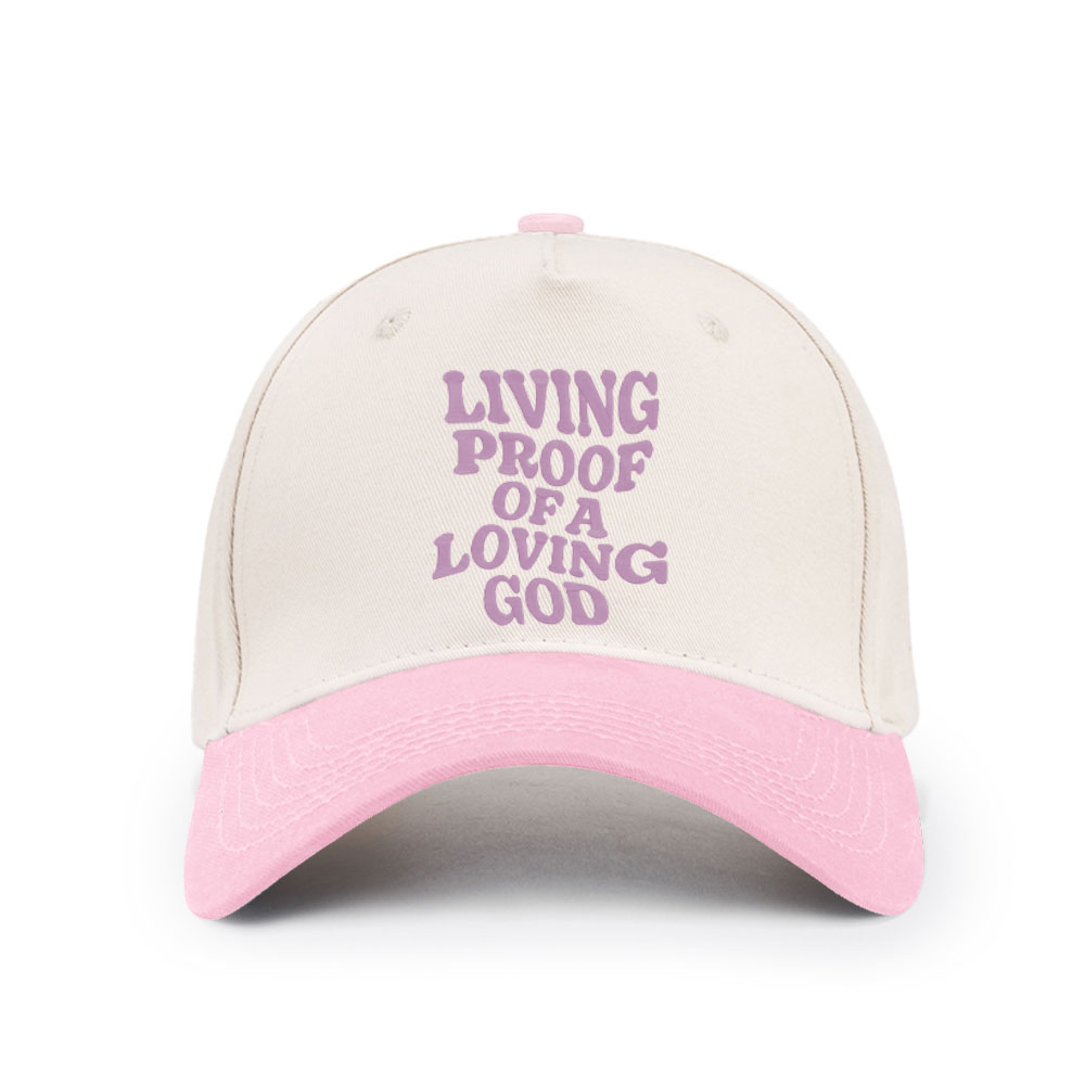 Living Proof Of A Loving God Christian Trucker Hat-Teevibe