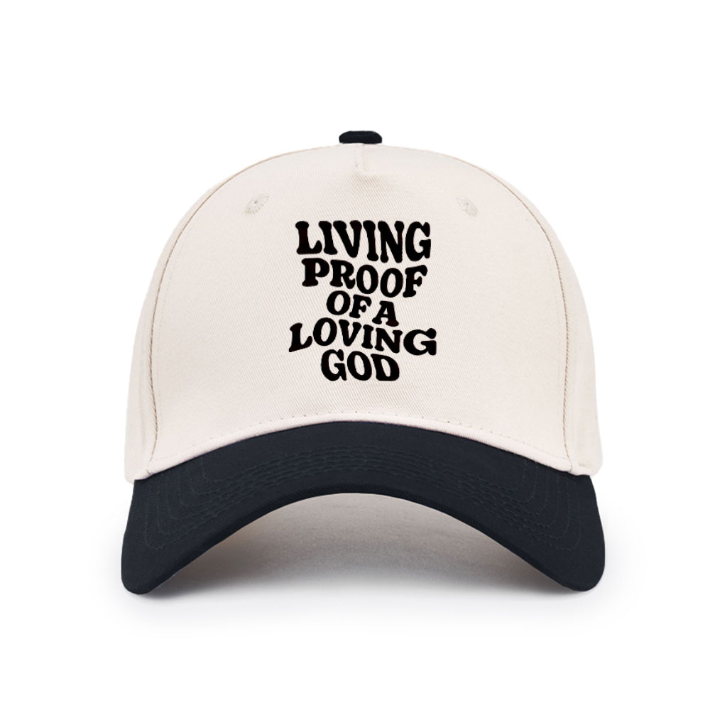 Living Proof Of A Loving God Christian Trucker Hat-Teevibe