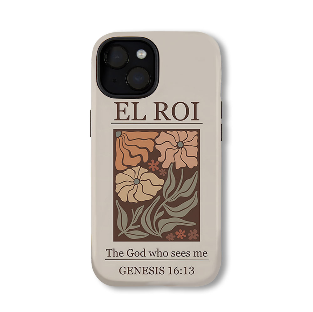 The God Who Sees Me Christian Phone Case-Teevibe