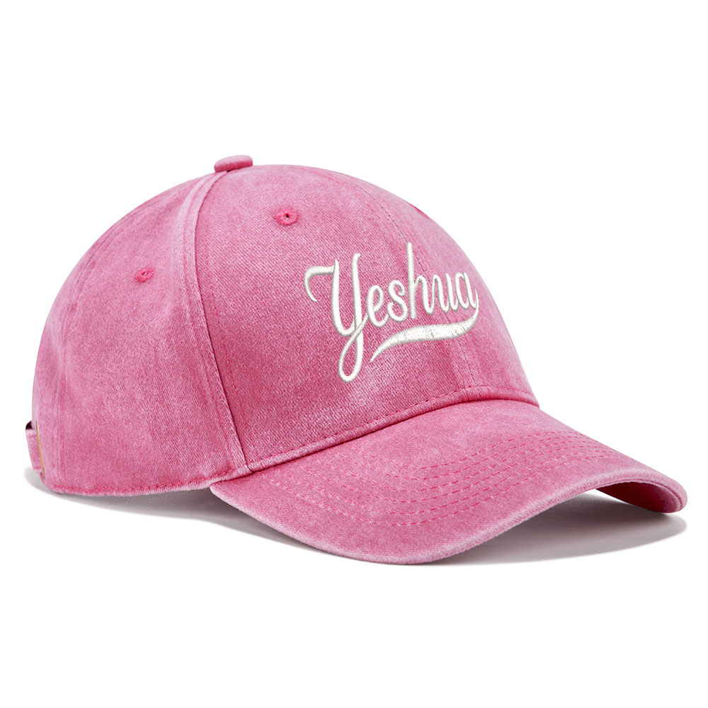 Yeshua Christian Couple Washed Hat-Teevibe