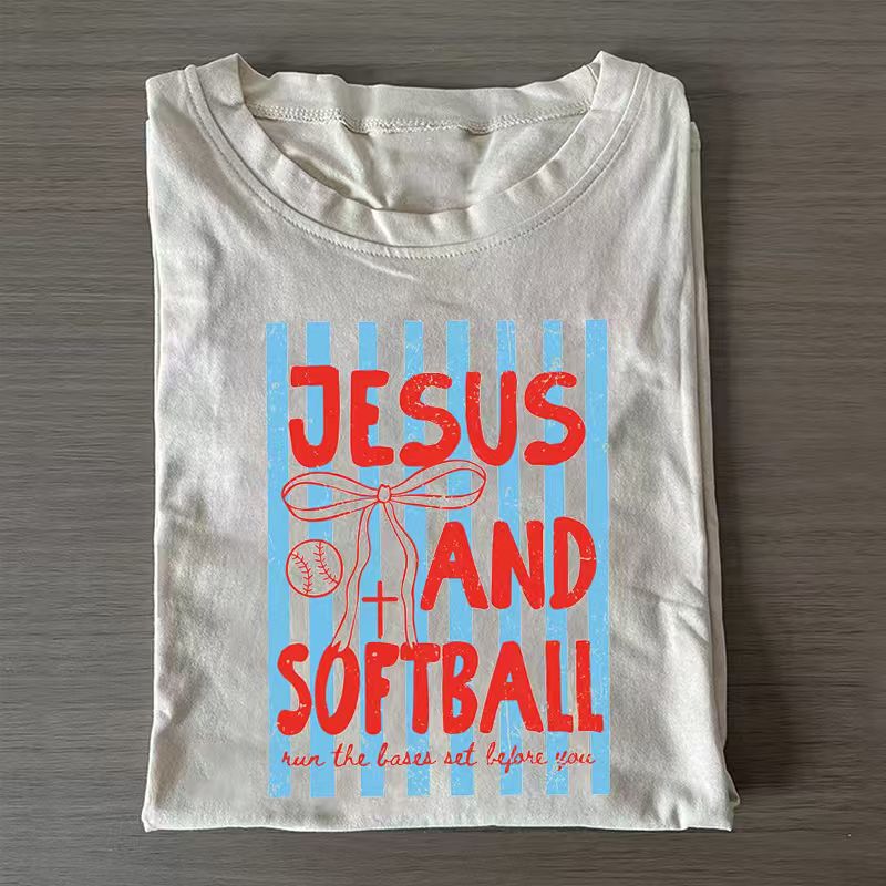 Christian Softball Mom T-shirt-Teevibe