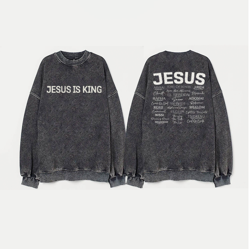 Jesus Is King Sweatshirt-Teevibe
