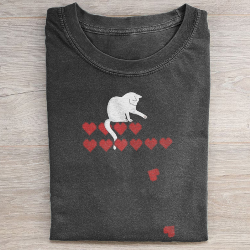 Killing Lives Cat Gamer T-shirt-Teevibe