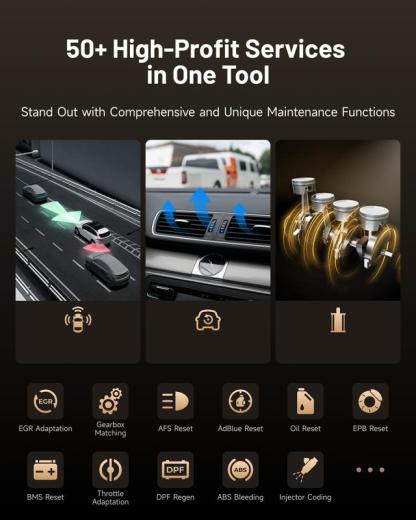 [Summervibes] TOPDON ONE — Herramienta de diagnóstico automotriz bidireccional de 10.1" (Escáner OBD2), con función Pass-Thru J2534, codificación de ECU, más de 50 servicios, escaneo completo de sistemas (TopFix AI) y mapeo de topología OE.