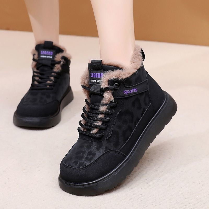 Zapatos casuales forrados de polar