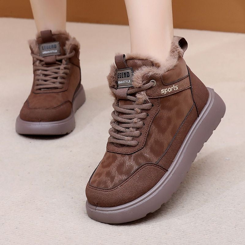 Zapatos casuales forrados de polar