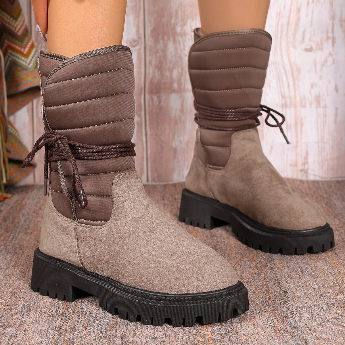 Bota de invierno con correa Widle