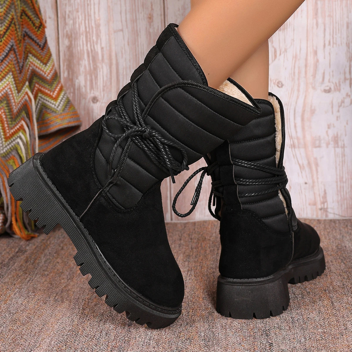 Bota de invierno con correa Widle