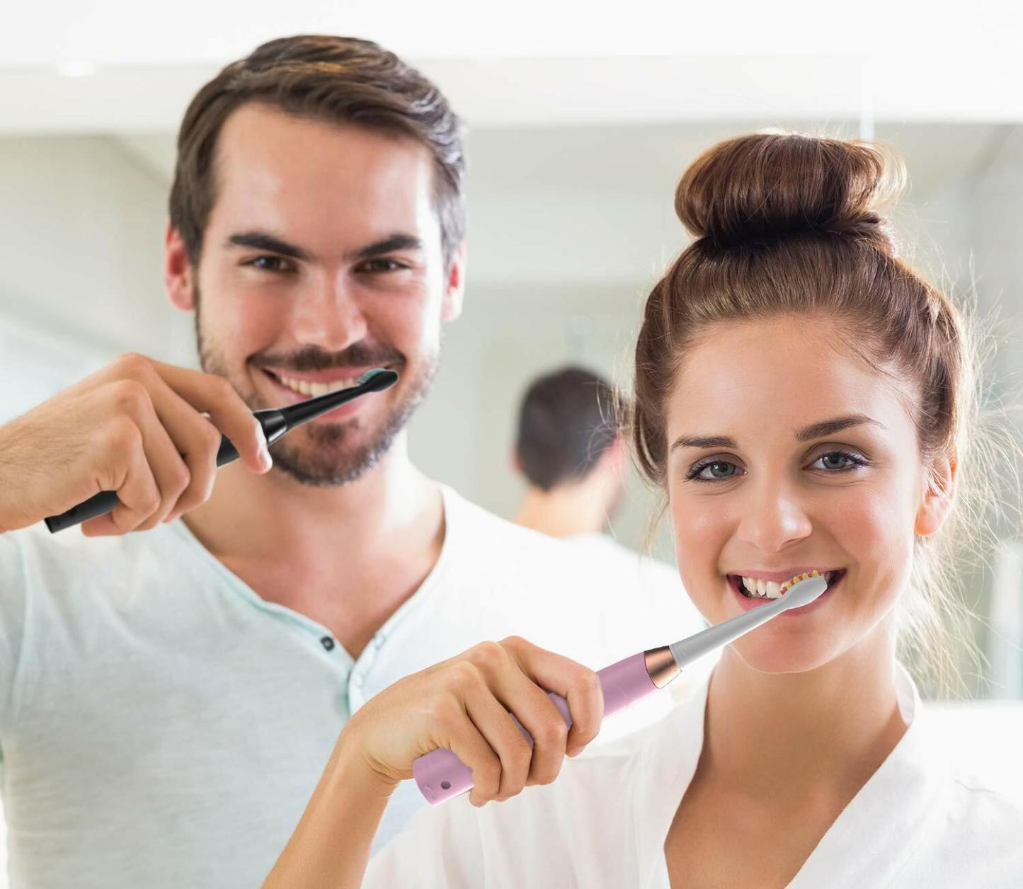 Cepillo de dientes eléctrico sónico recargable e inteligente con 5 modos