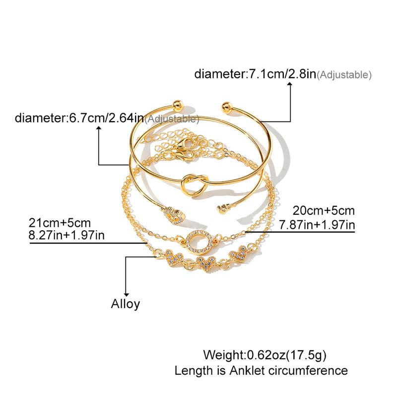 Conjunto de Pulseras Bohémicas Vintage