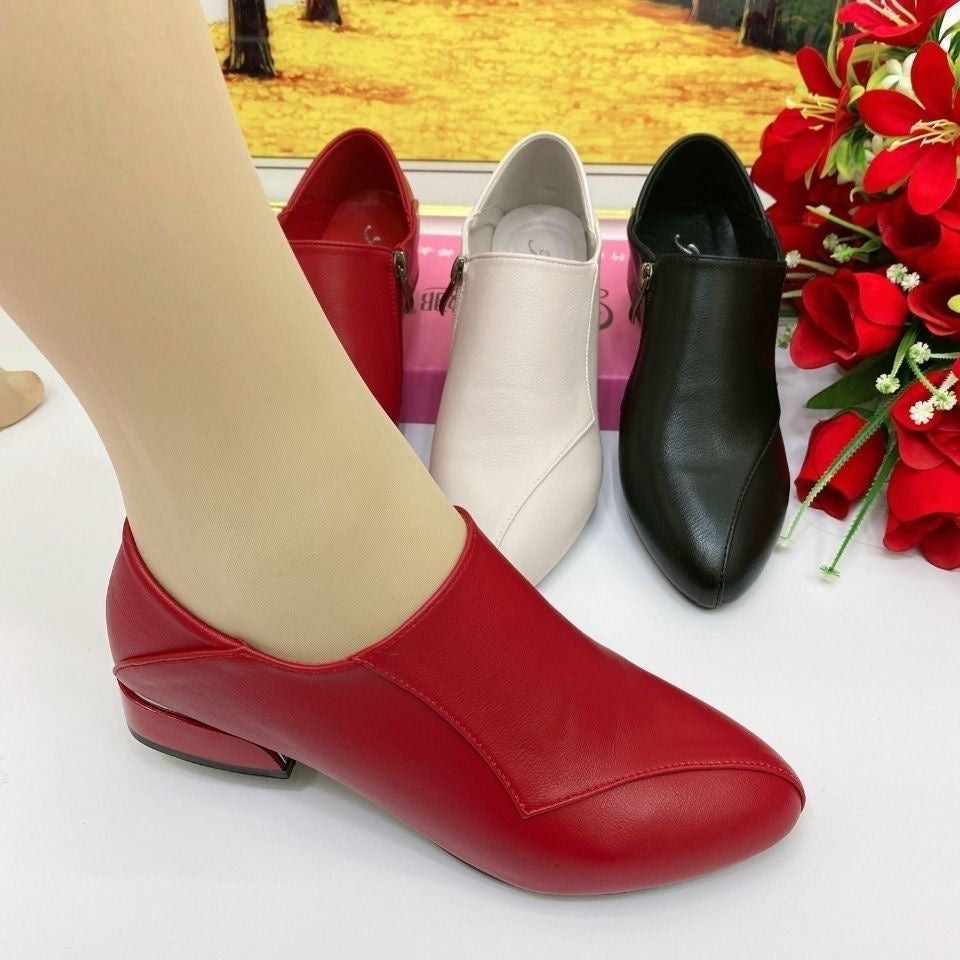 Zapatos casuales cómodos de cuero suave