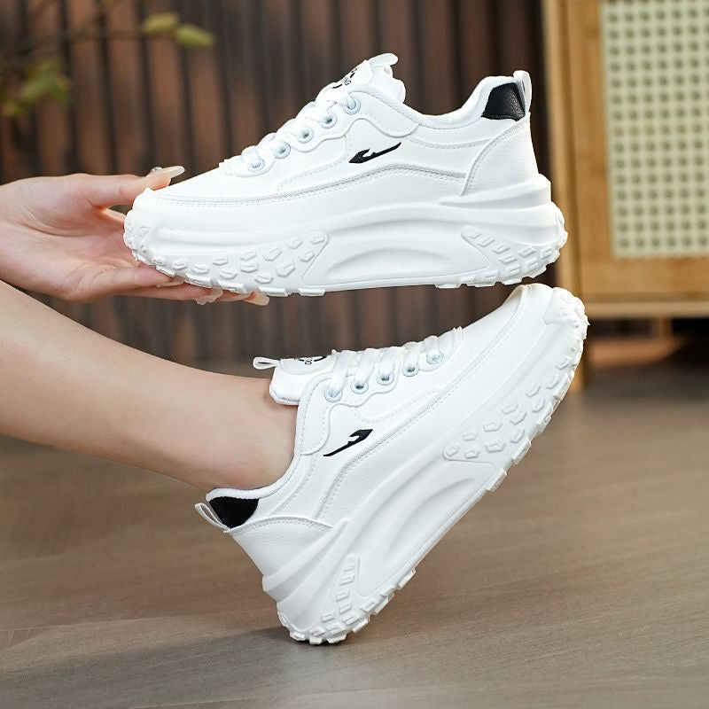 Zapatos casuales femeninos (barb, suela gruesa)