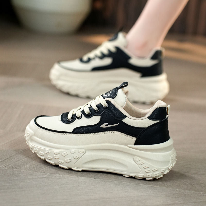 Zapatos casuales femeninos (barb, suela gruesa)