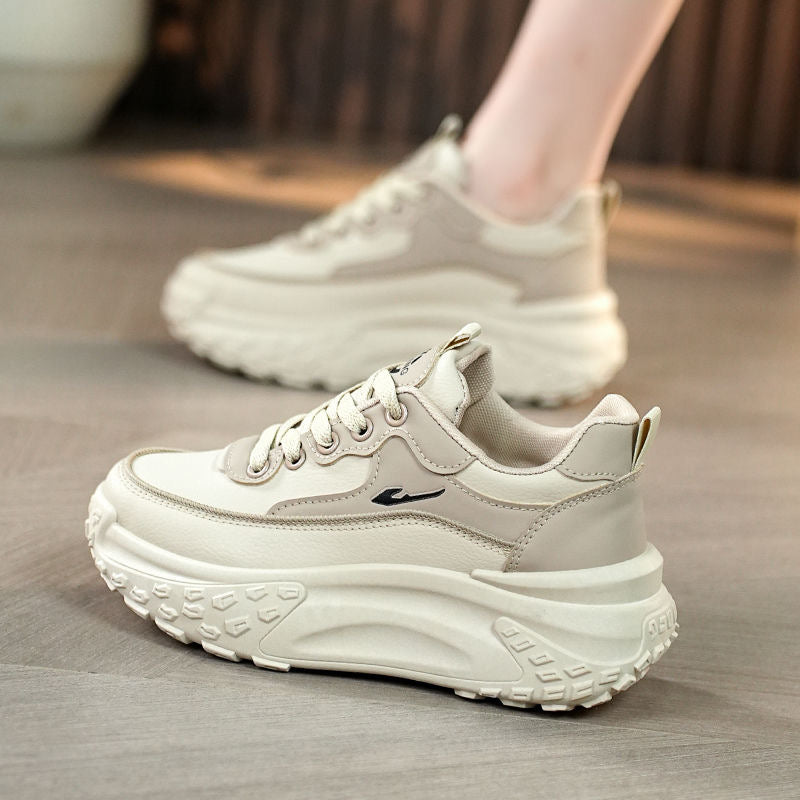 Zapatos casuales femeninos (barb, suela gruesa)