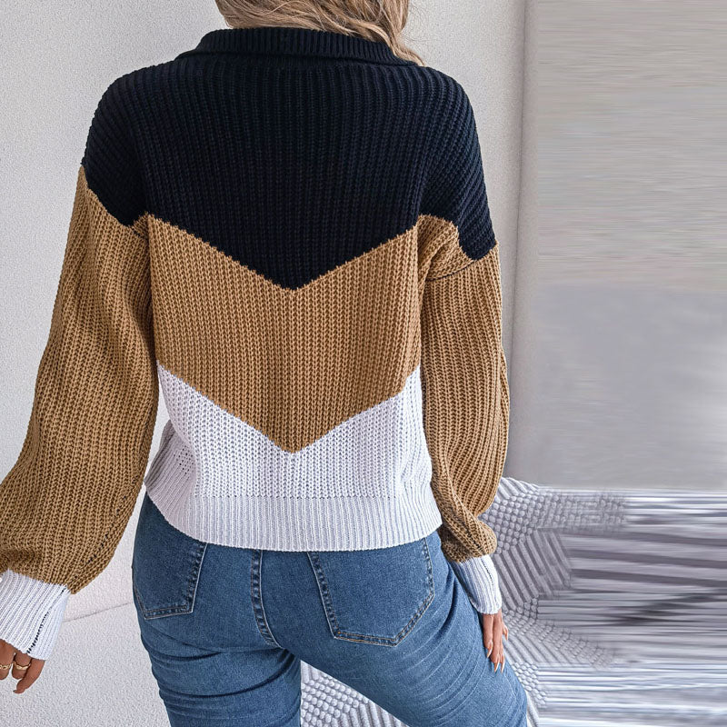 Sweater bicolor