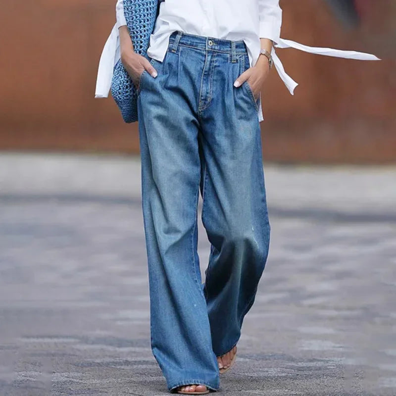 Jeans tiro alto Italy