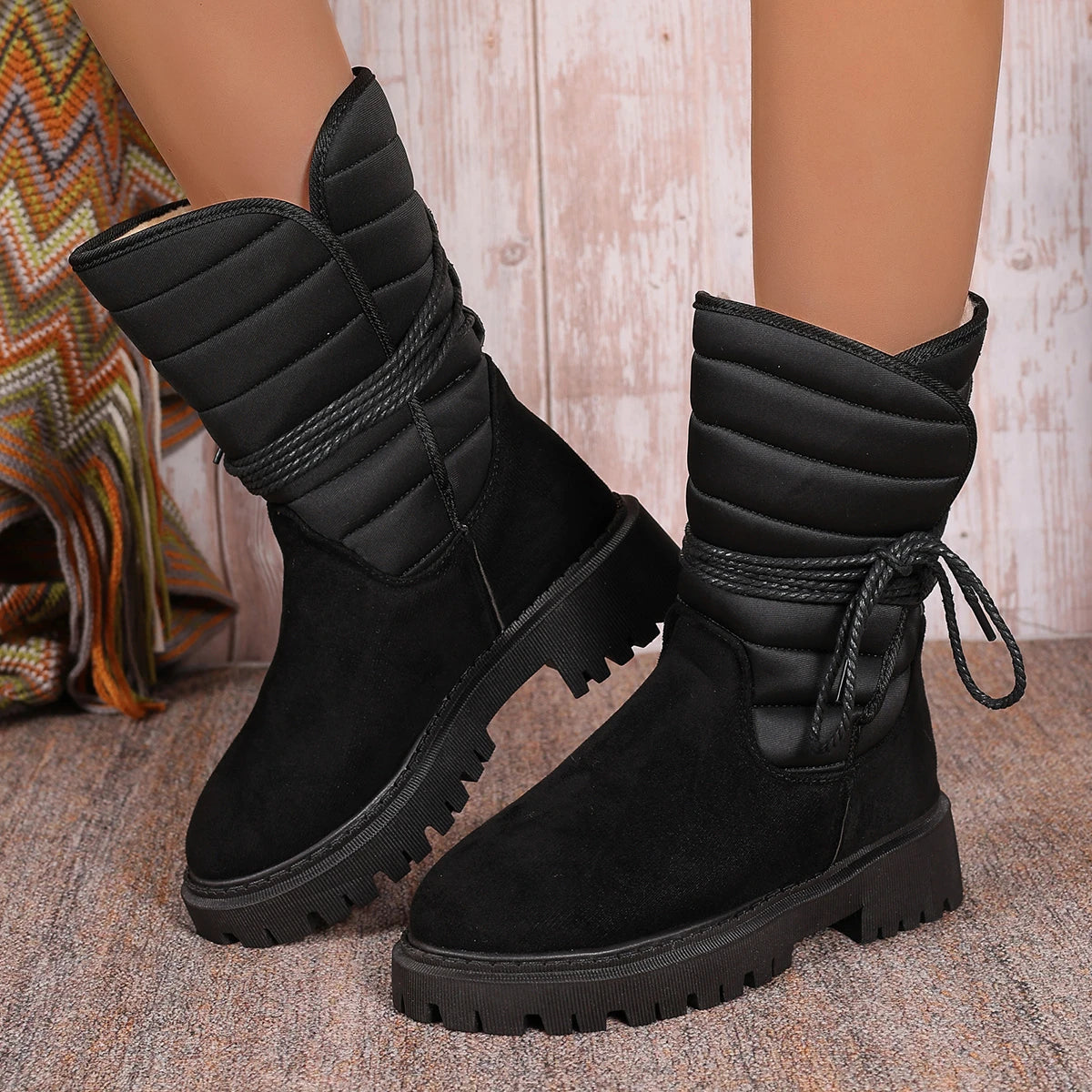 Bota de invierno con correa Widle