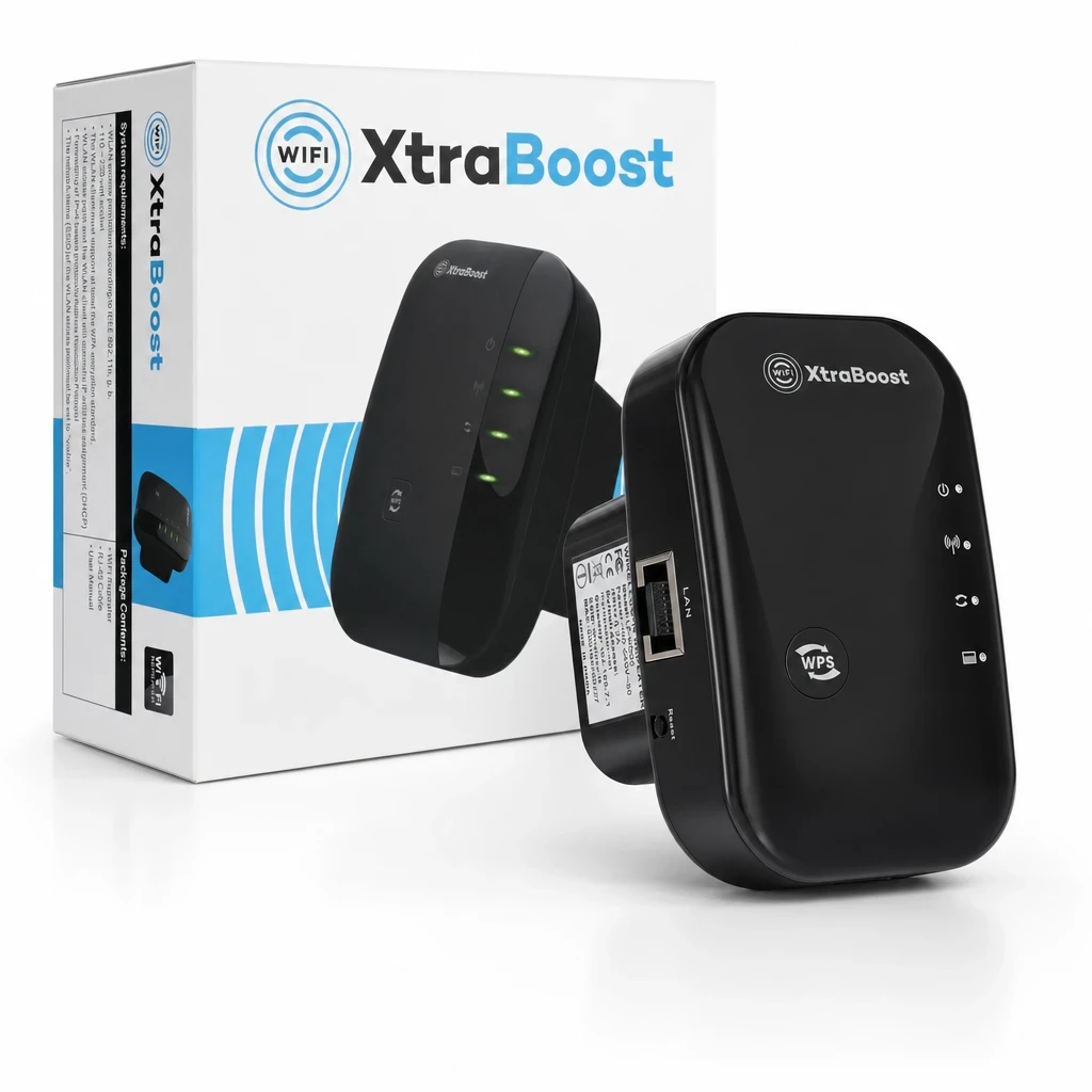 Wzmacniacz WiFi XtraBoost zamienia martwe strefy w szybkie hotspoty internetowe