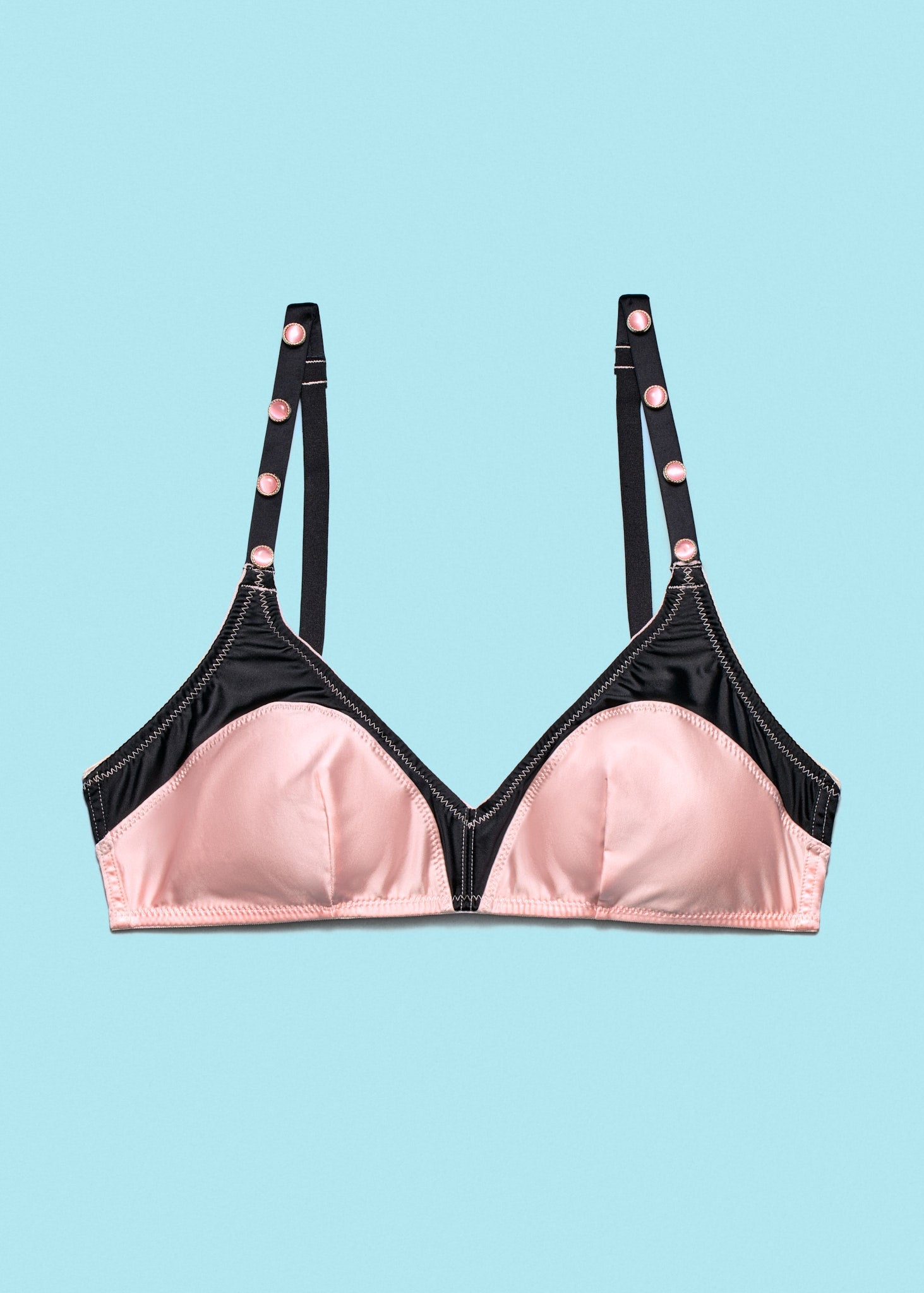 Carnival Jewels Jewel Bralette Himalayan Salt/Black
