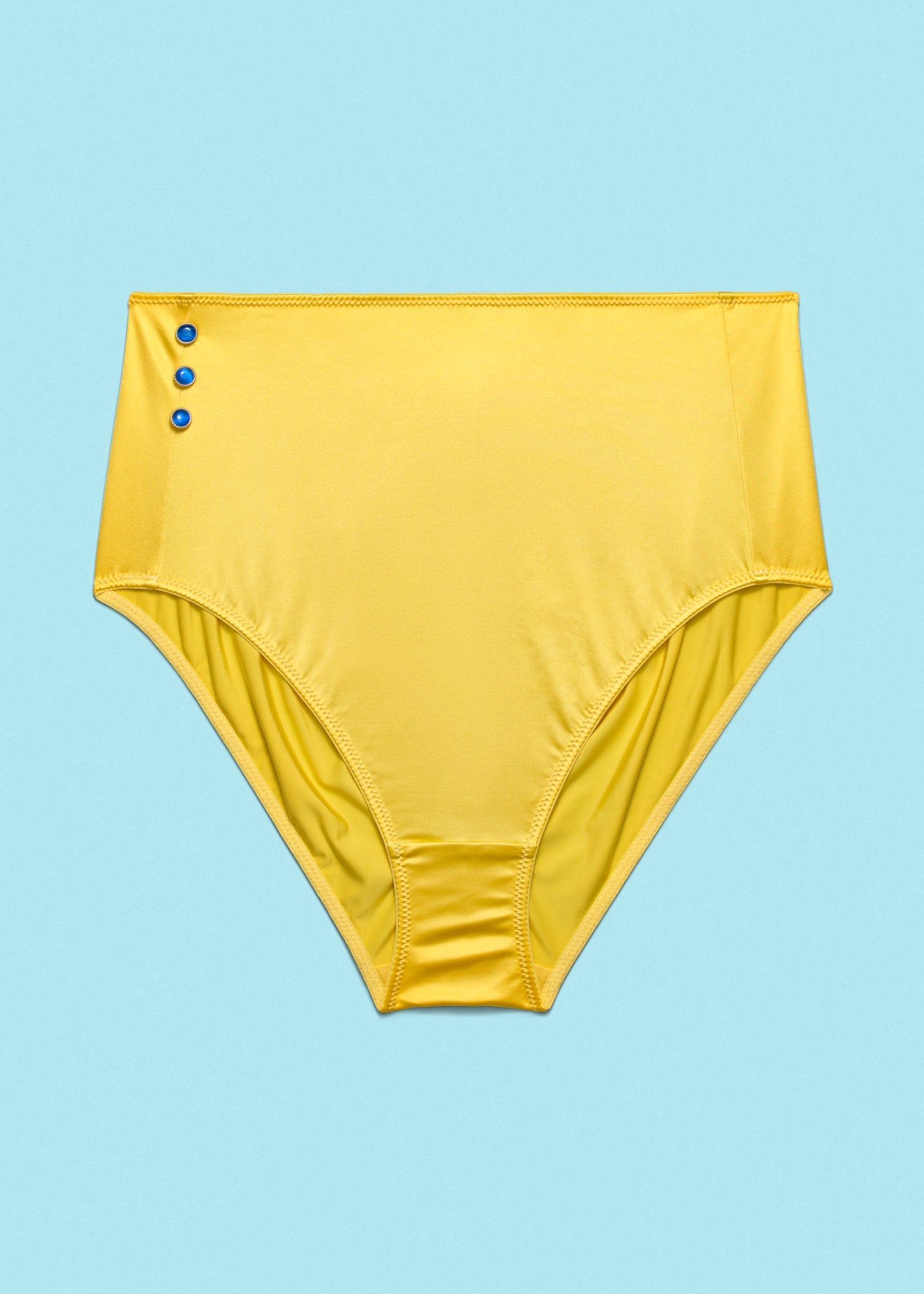 Carnival Jewels High Rise Brief Underwear Lemon Zest