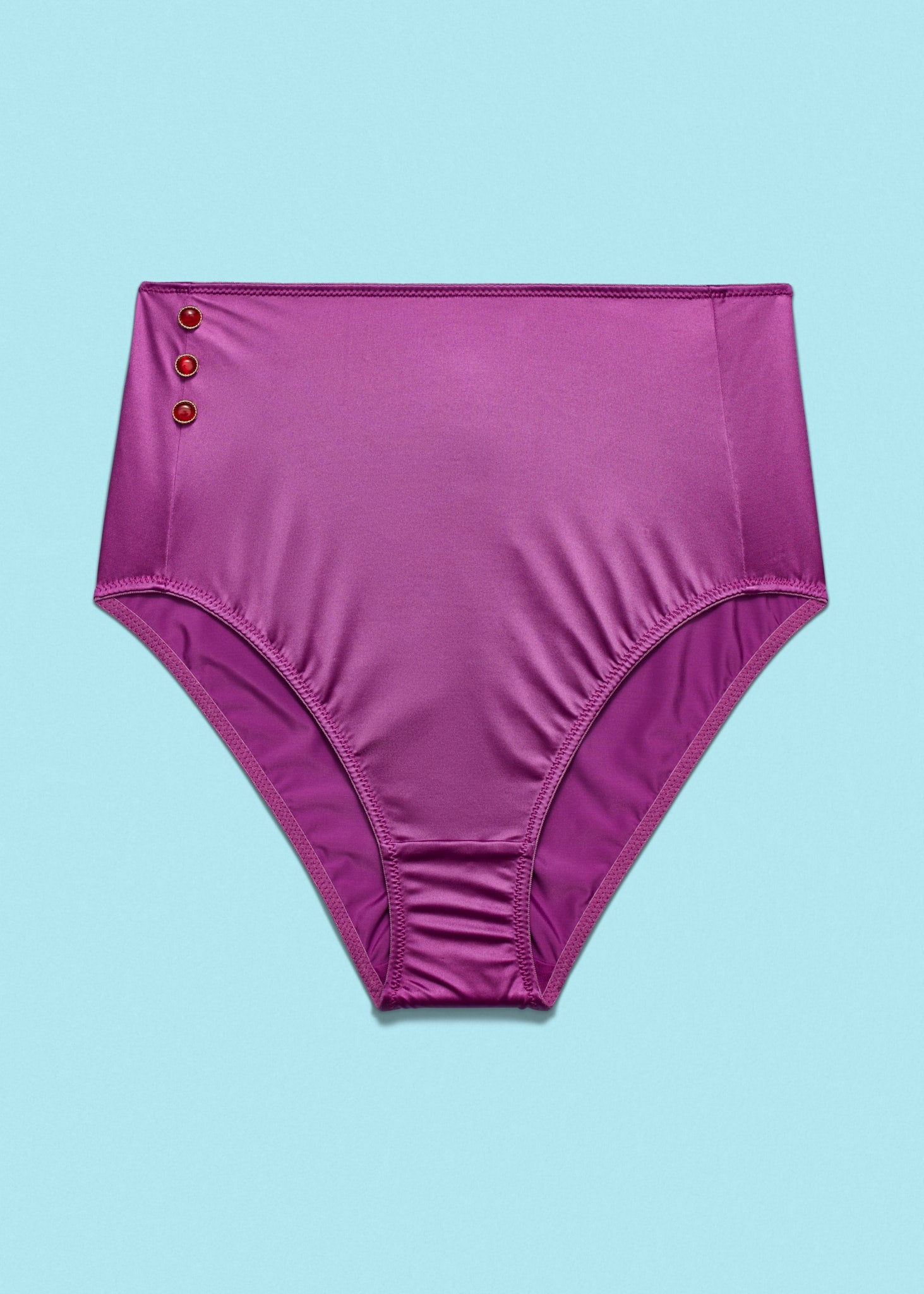 Carnival Jewels High Rise Brief Underwear Spiced Wine