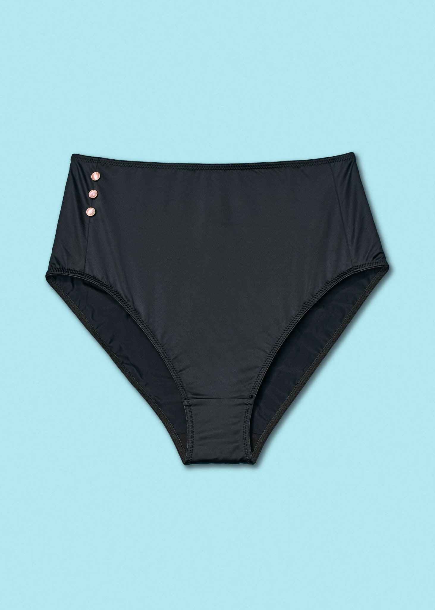 Carnival Jewels High Rise Brief Underwear Black