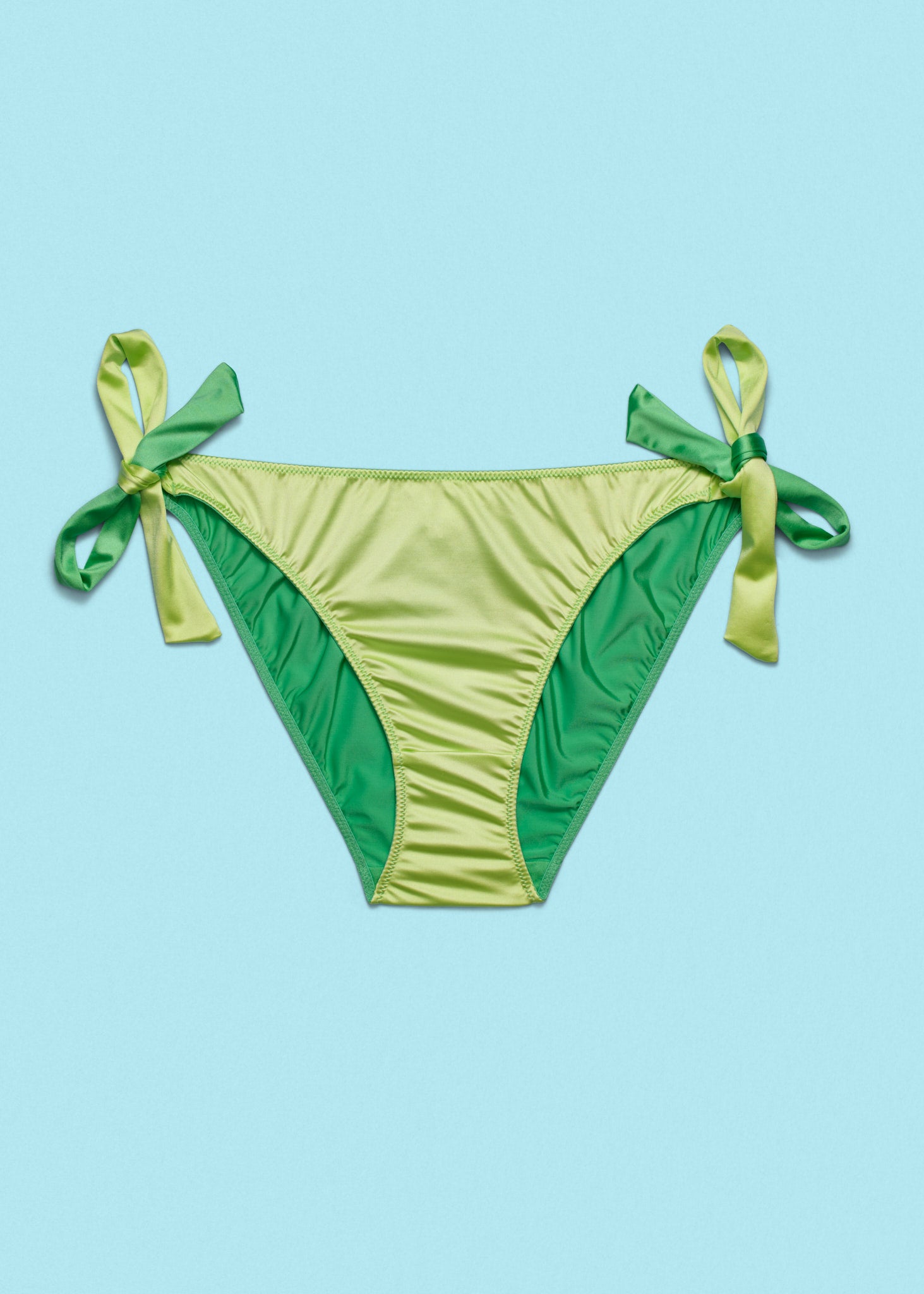 Carnival Jewels Side Tie Bikini Underwear Apple/Lime