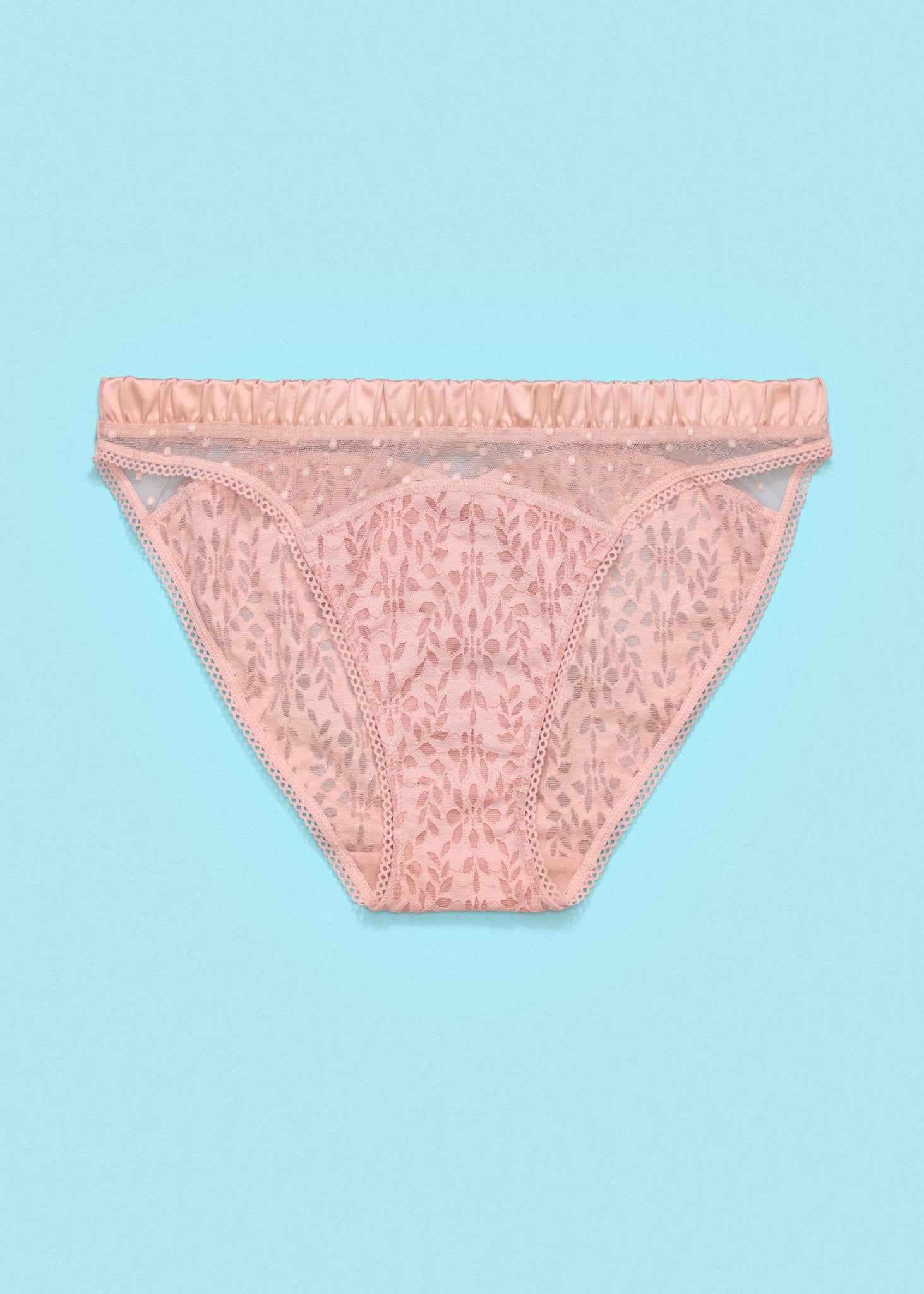 Lacy Dazy Bikini Underwear Peach Whip