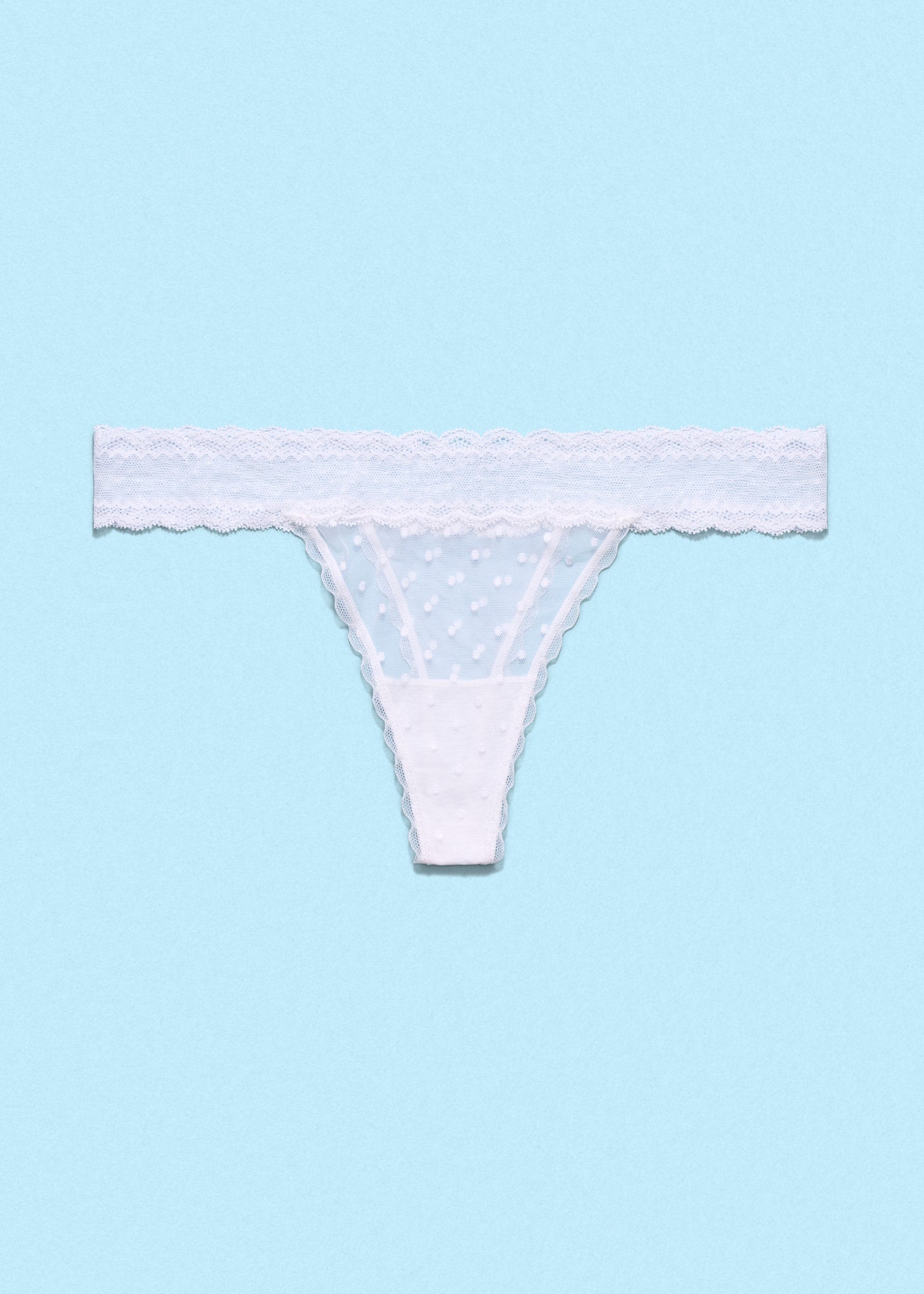 Light Up the World Thong White