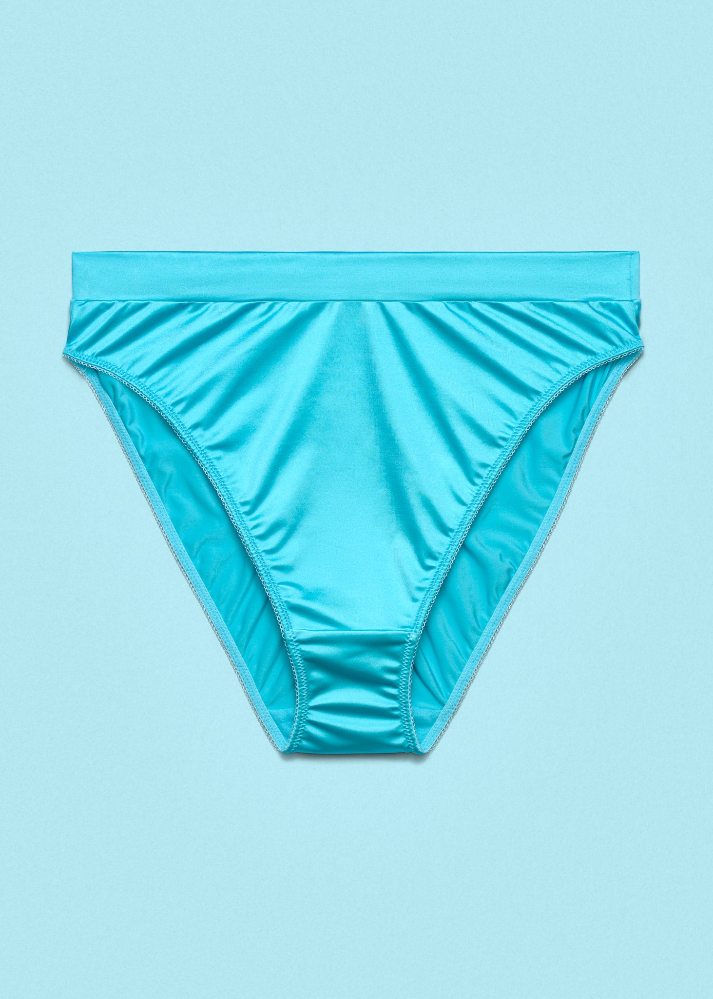 Tart High Rise Brief Underwear Blue Curacao