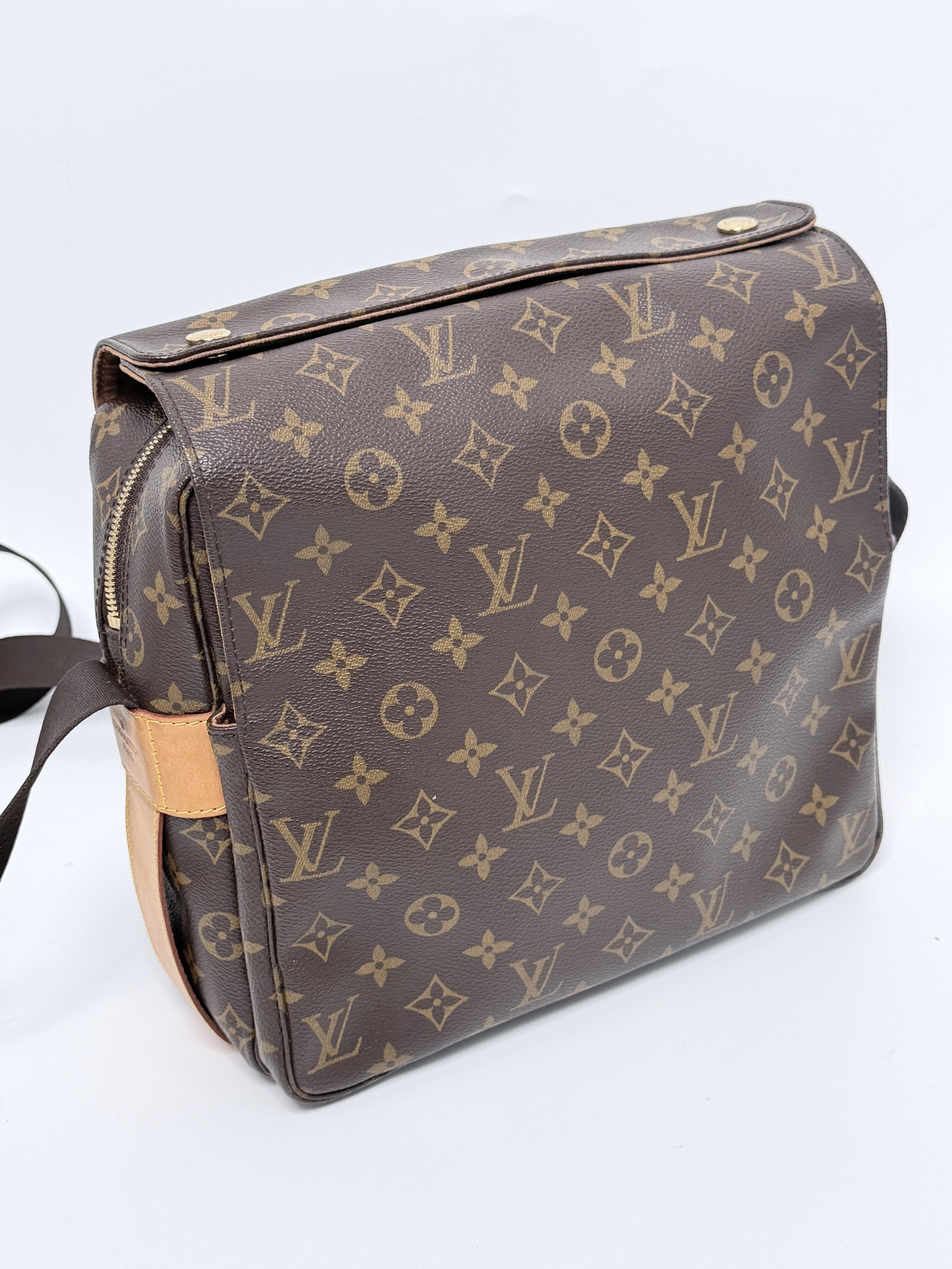 Pre-owned Louis Vuitton Canvas Messenger Bags Bosphore Monogram Messenger Crossbody Bag LV347Fei