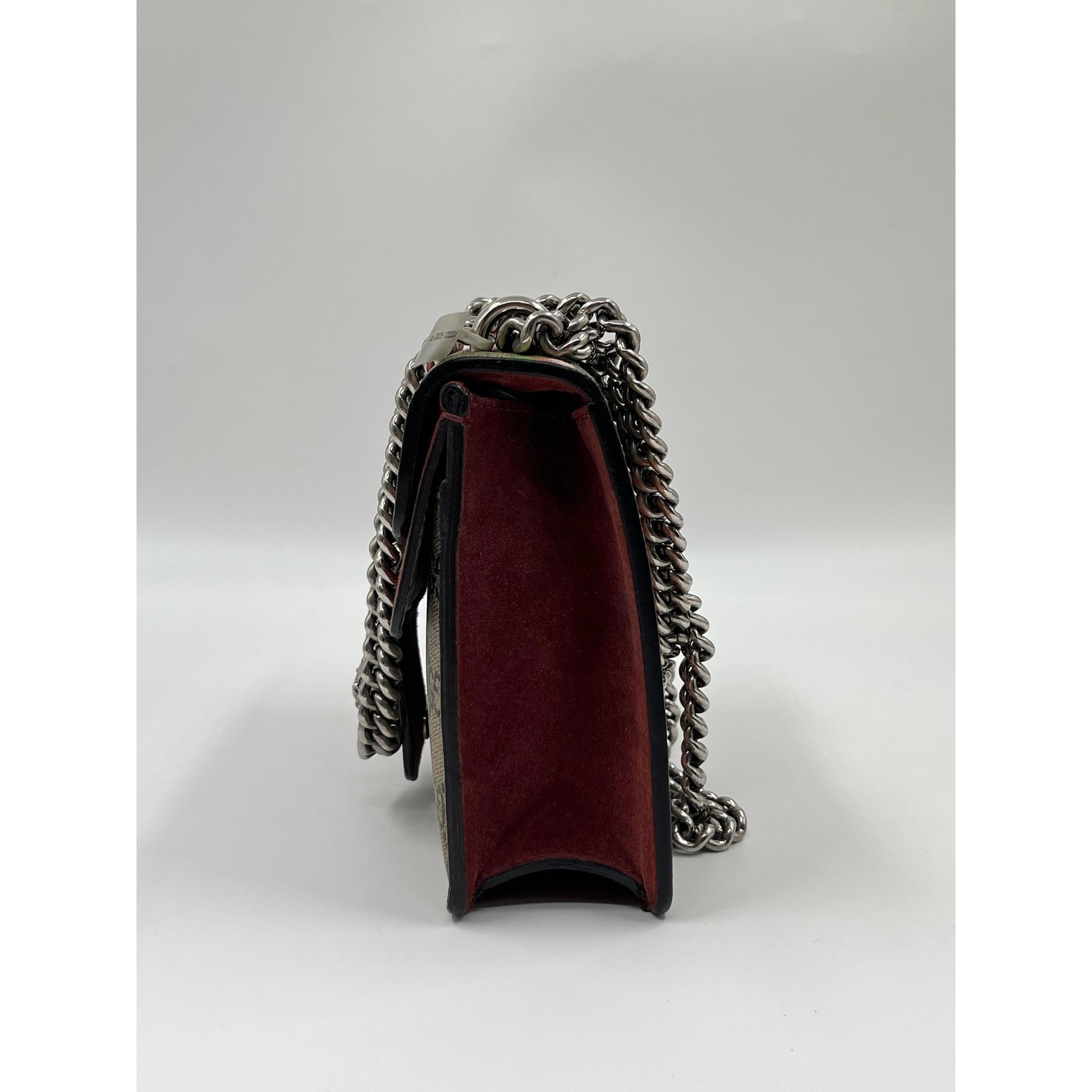 Pre-owned GUCCI coated canvas Crossbody Bags GG Supreme Monogram Blooms Mini Dionysus Shoulder Bag Beige Crossbody GG98Fei