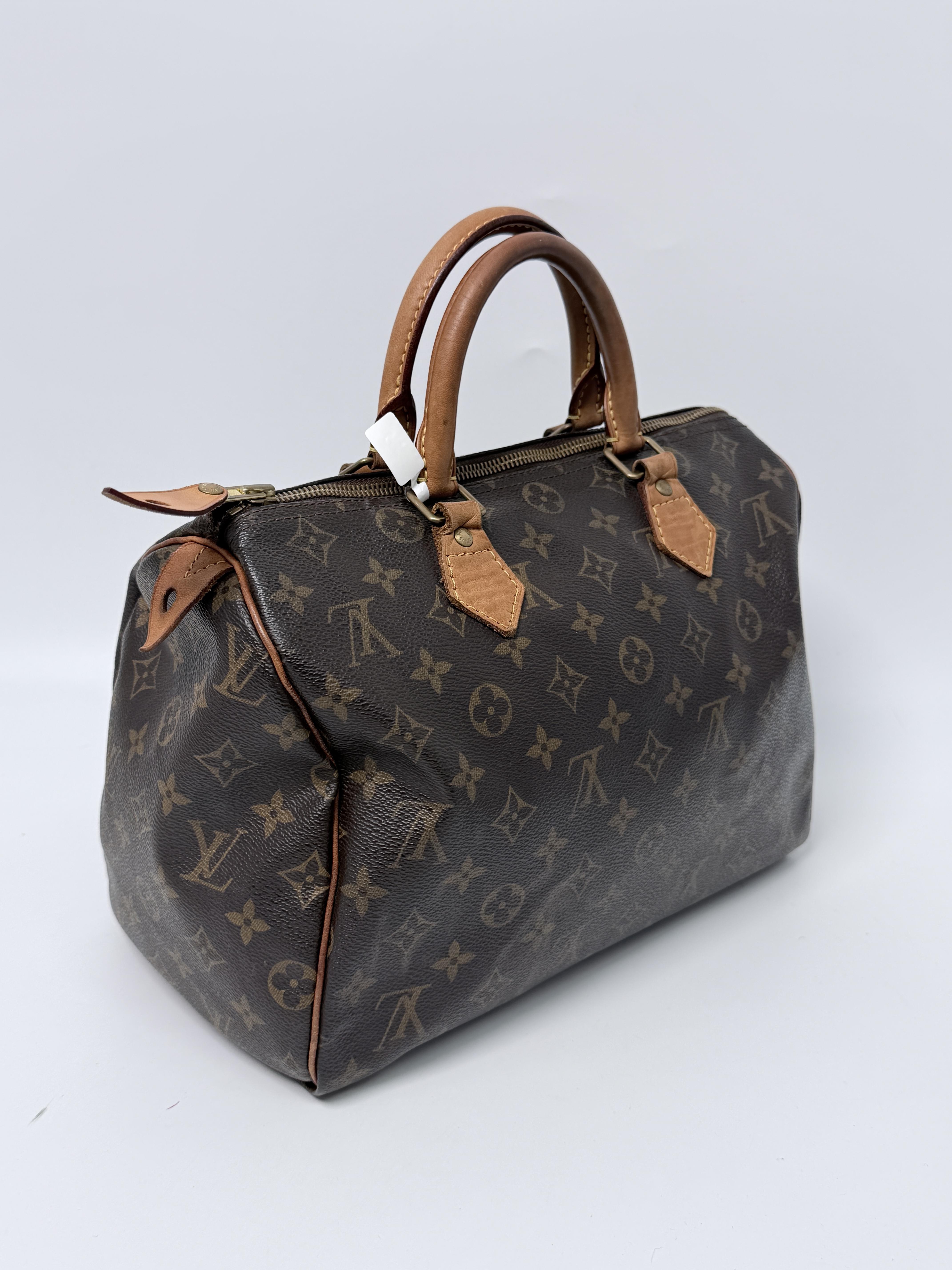 Monogram Canvas Speedy 30 Handbag Shoulder Bag JA558LV