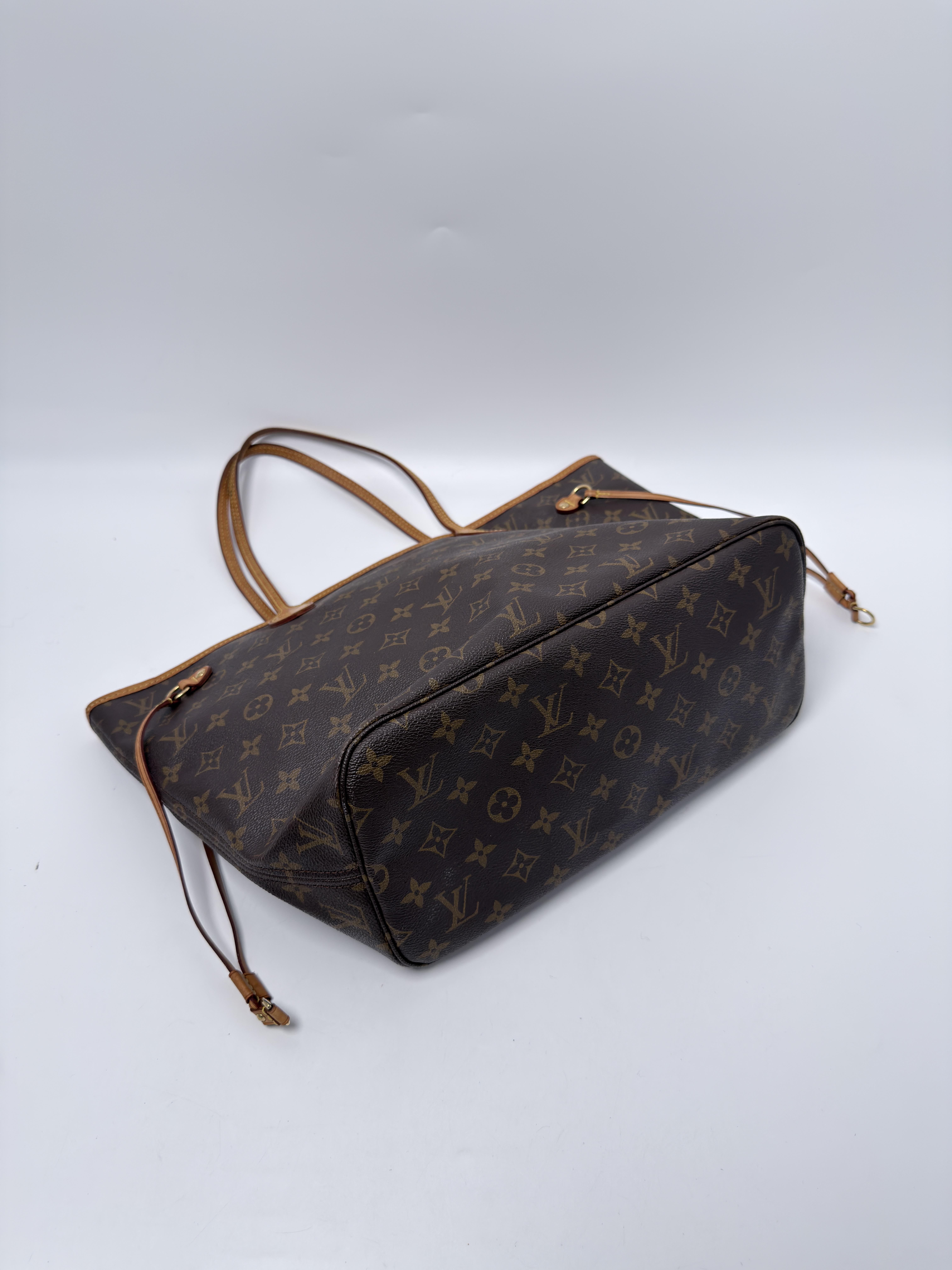 Monogram Neverfull MM Tote Bag Shoulder Handbag JE769LV
