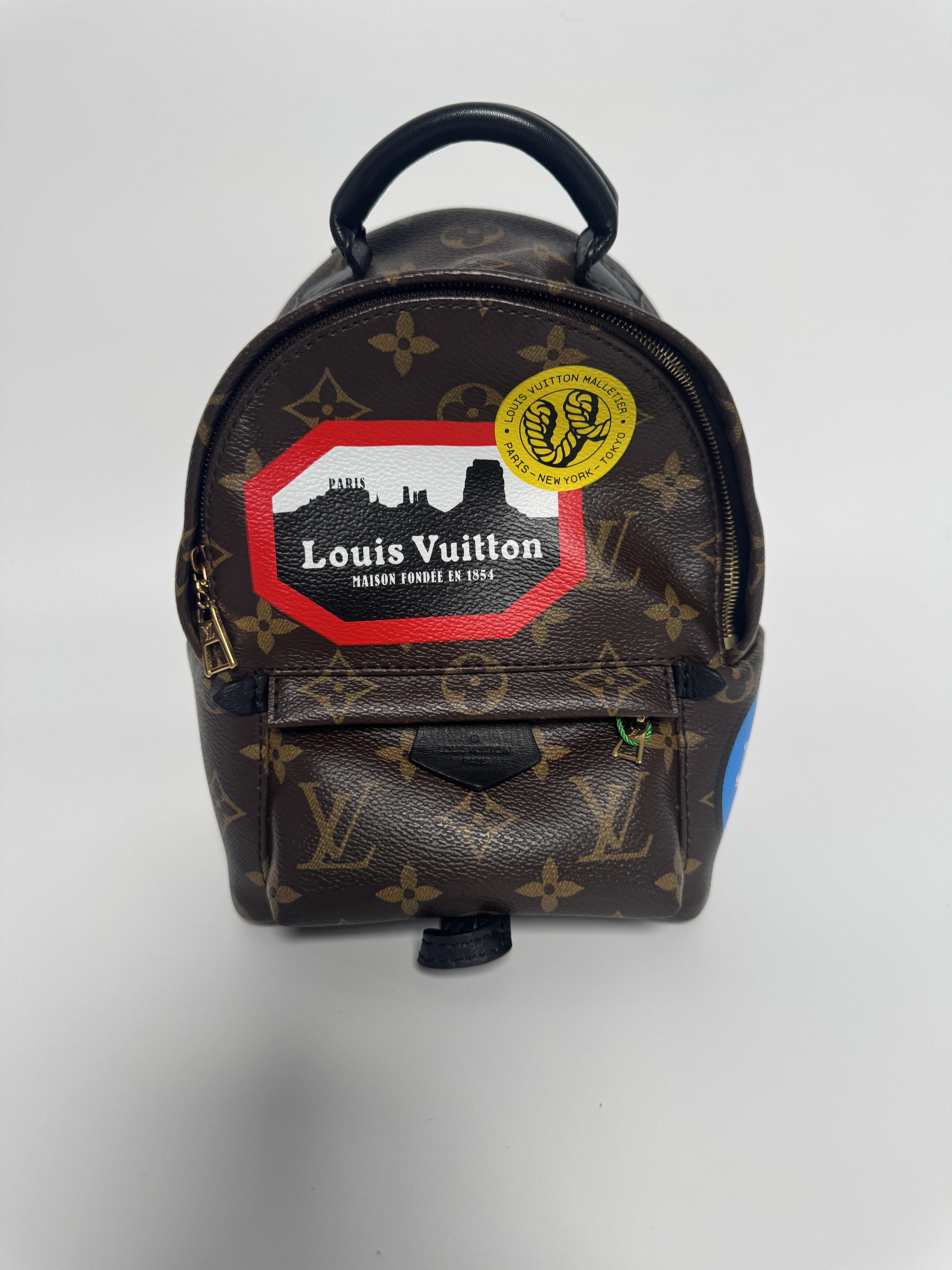 Monogram Canvas Palm Springs Mini Backpack (Graphic Edition) SH082LV