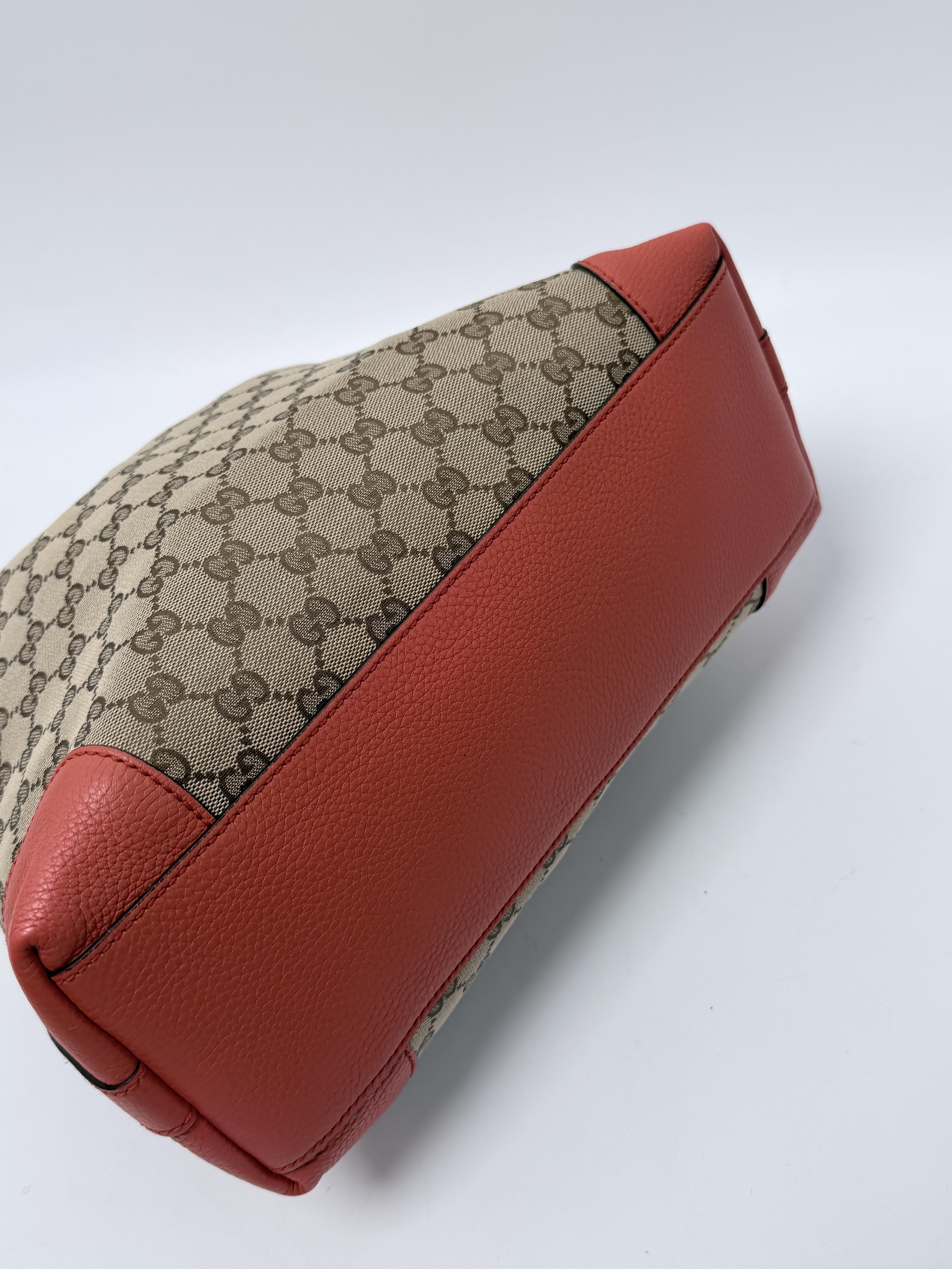 Miss GG Hobo 2WAY Shoulder Bag Beige Red JD1708GG