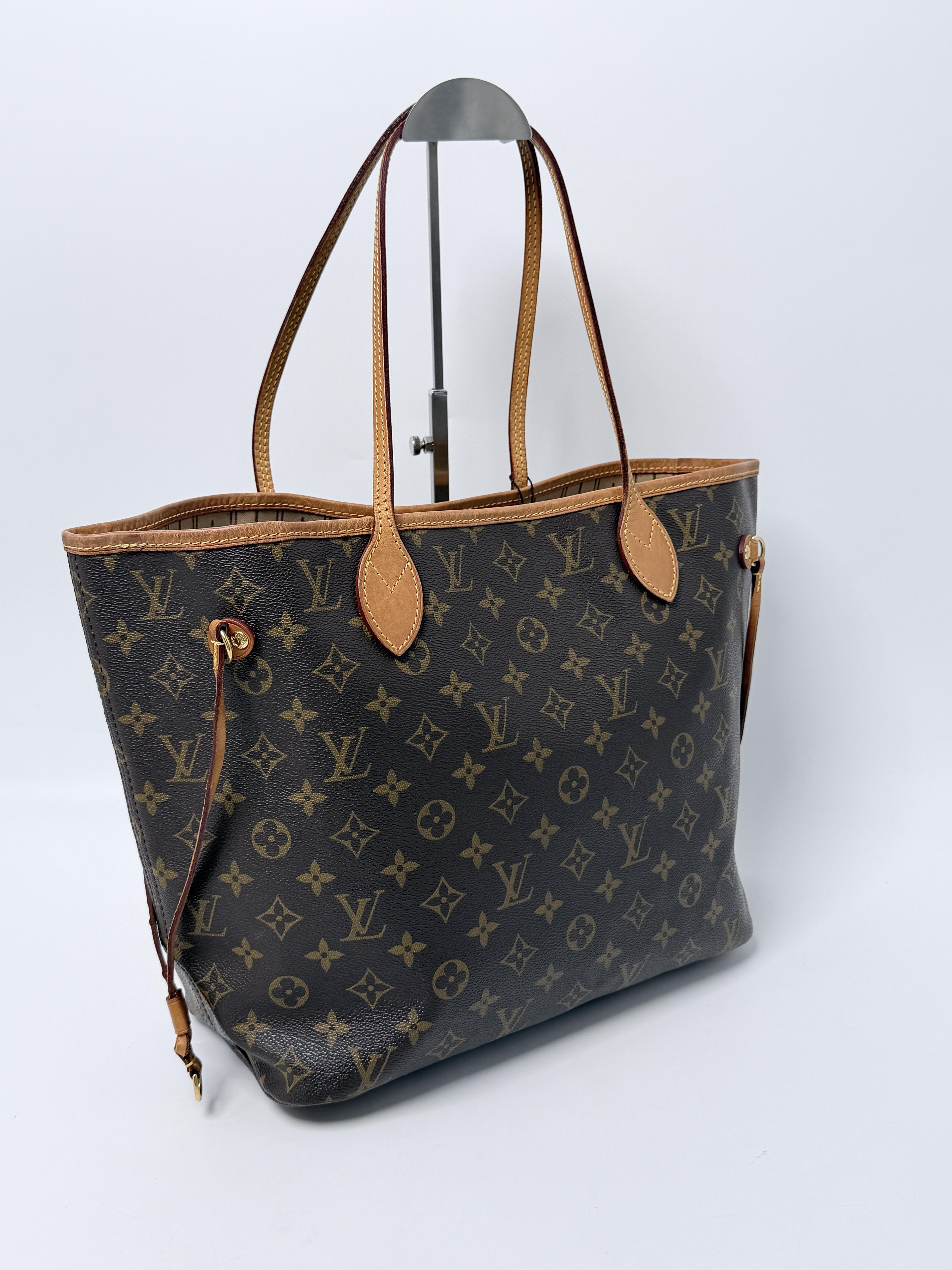 Monogram NeverFull MM Handle Tote Bag Shoulder Handbag JA1276LV