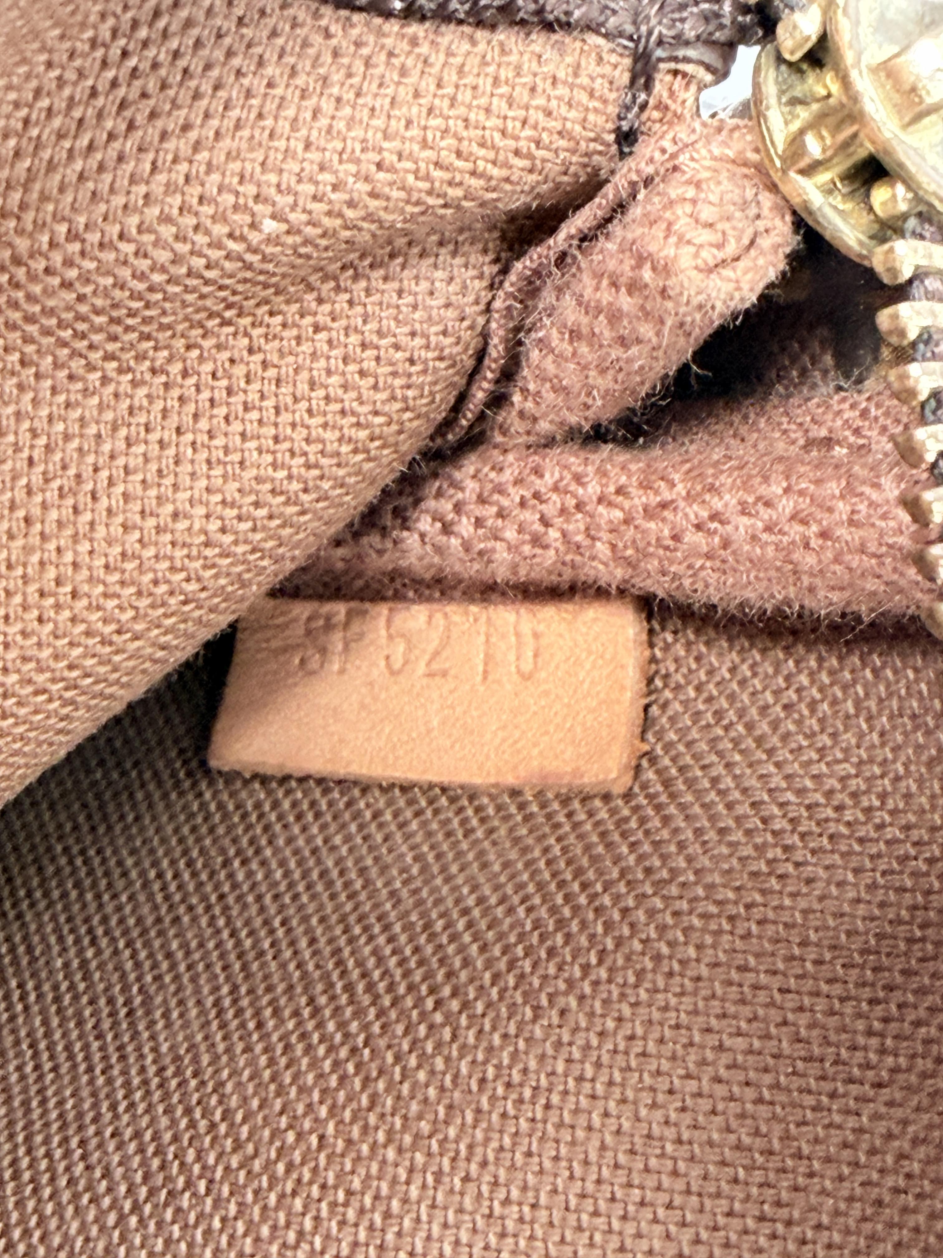 Monogram Mini Pochette Accessoires Chain Wristlet Pouch Bag Handbag JD1151LV