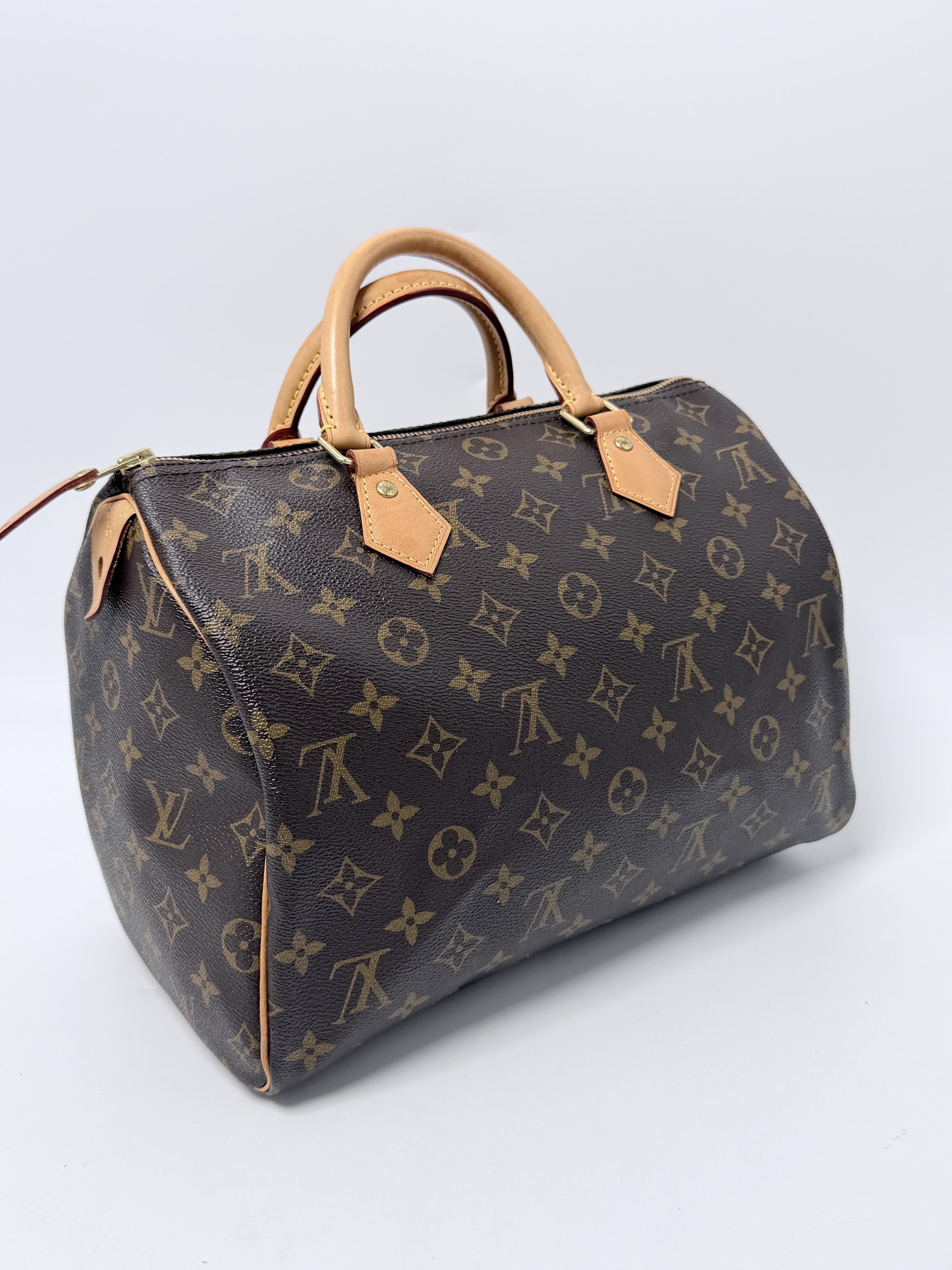 Monogram Canvas Speedy 30 Handbag Shoulder Bag XU060LV