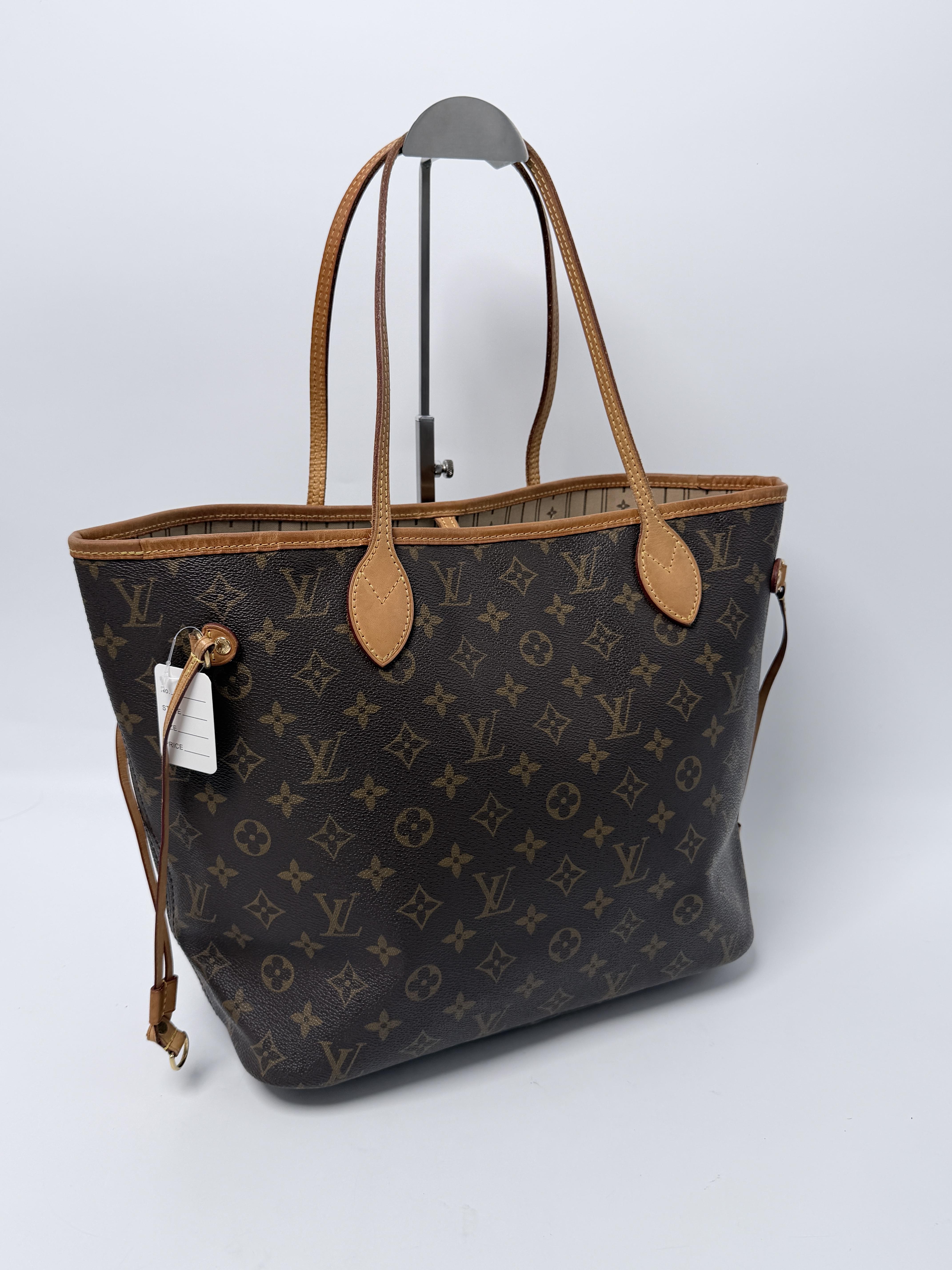 Monogram NeverFull MM Handle Tote Bag Shoulder Handbag JA1299LV