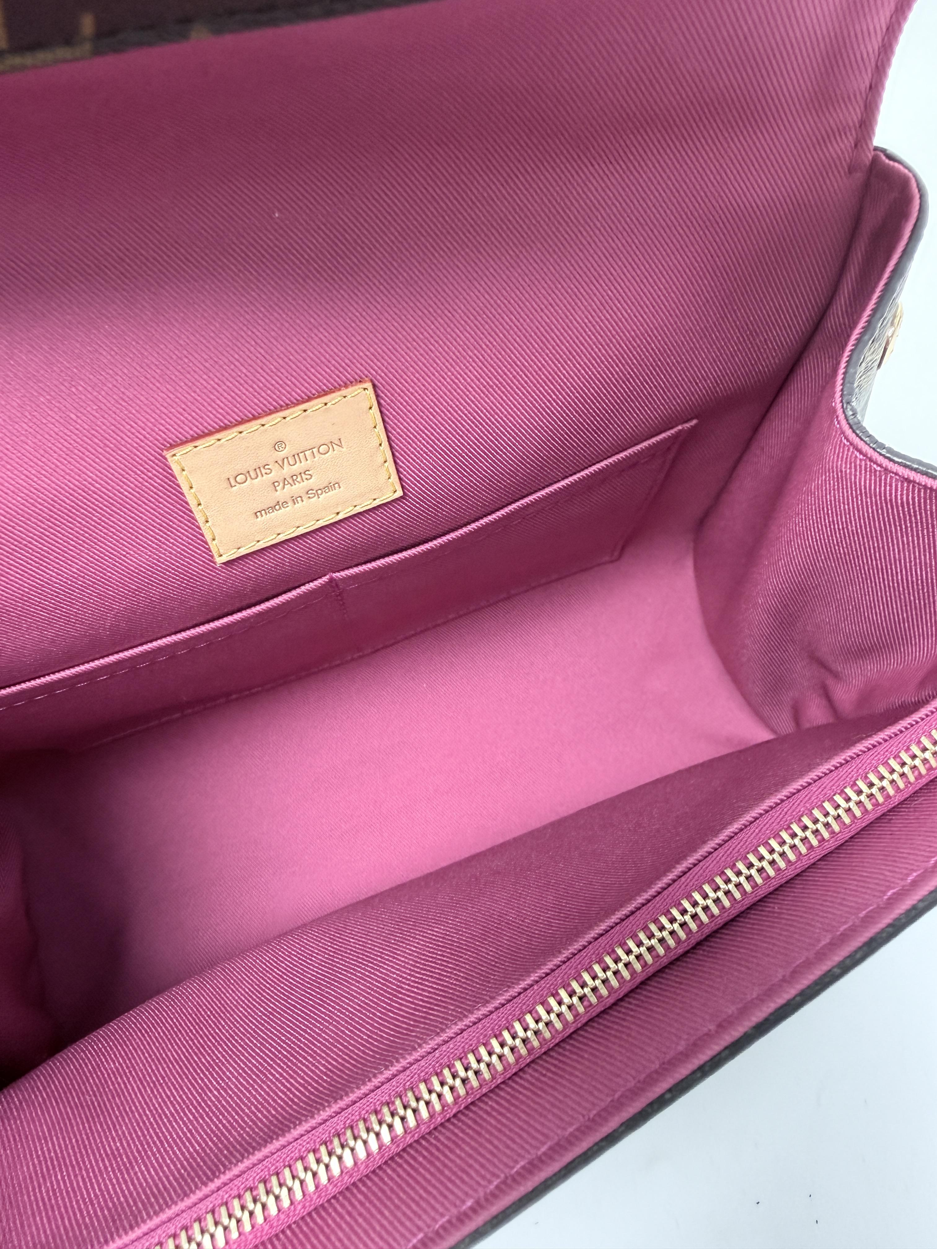 Cluny BB Bordeaux Fuchsia Handle Handbag Crossbody Bag XU062LV