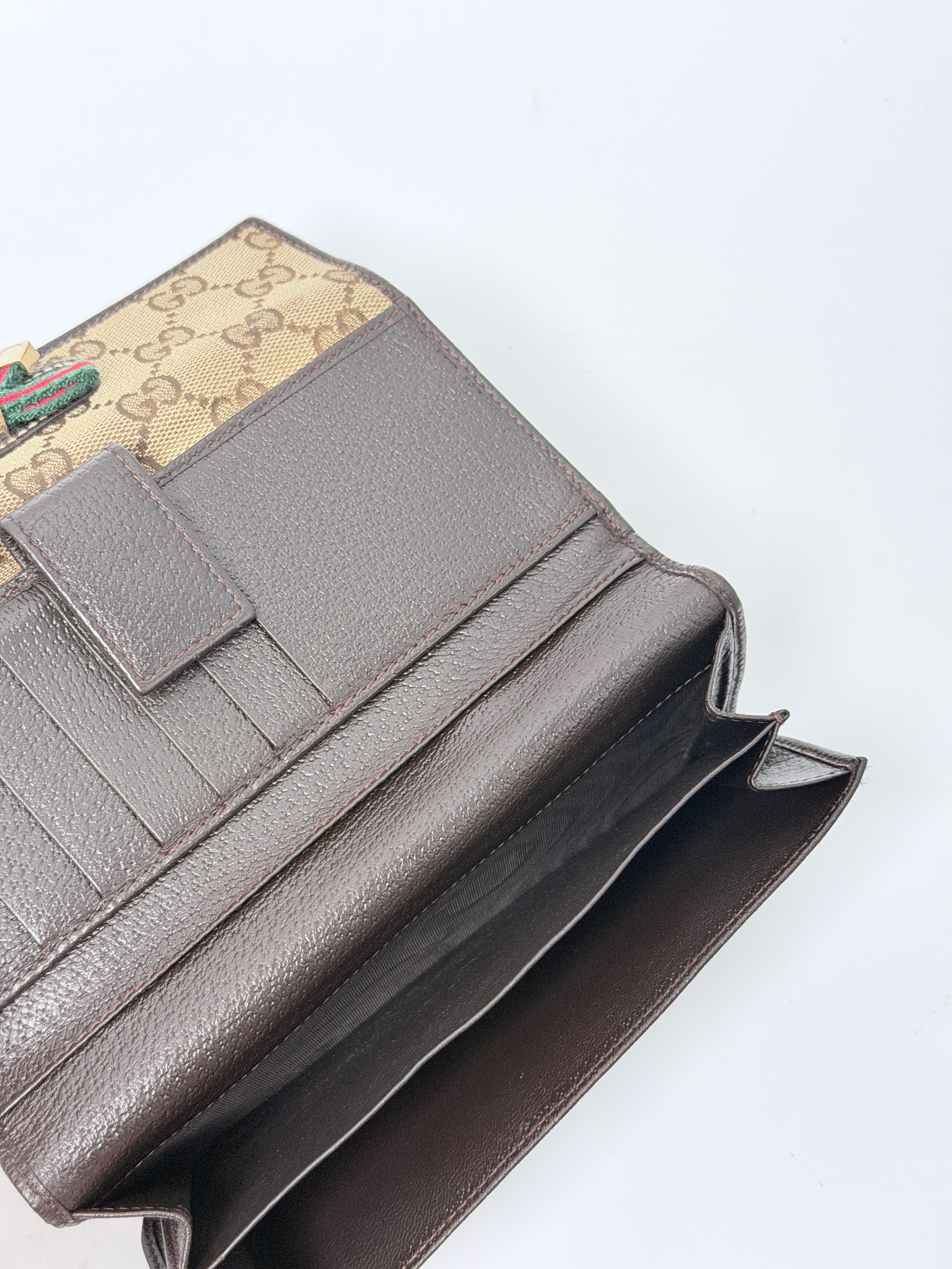 GG Mayfair Princy Web Bow Continental Long Wallet JD1666GG