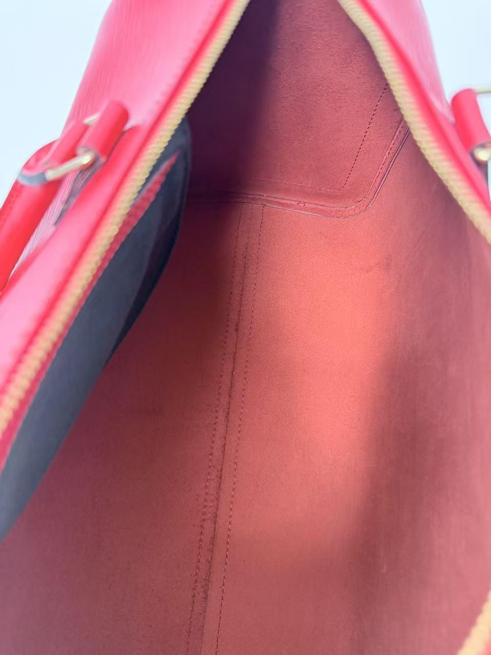 Castilian Red Epi Speedy 35 Bag FJ033LV